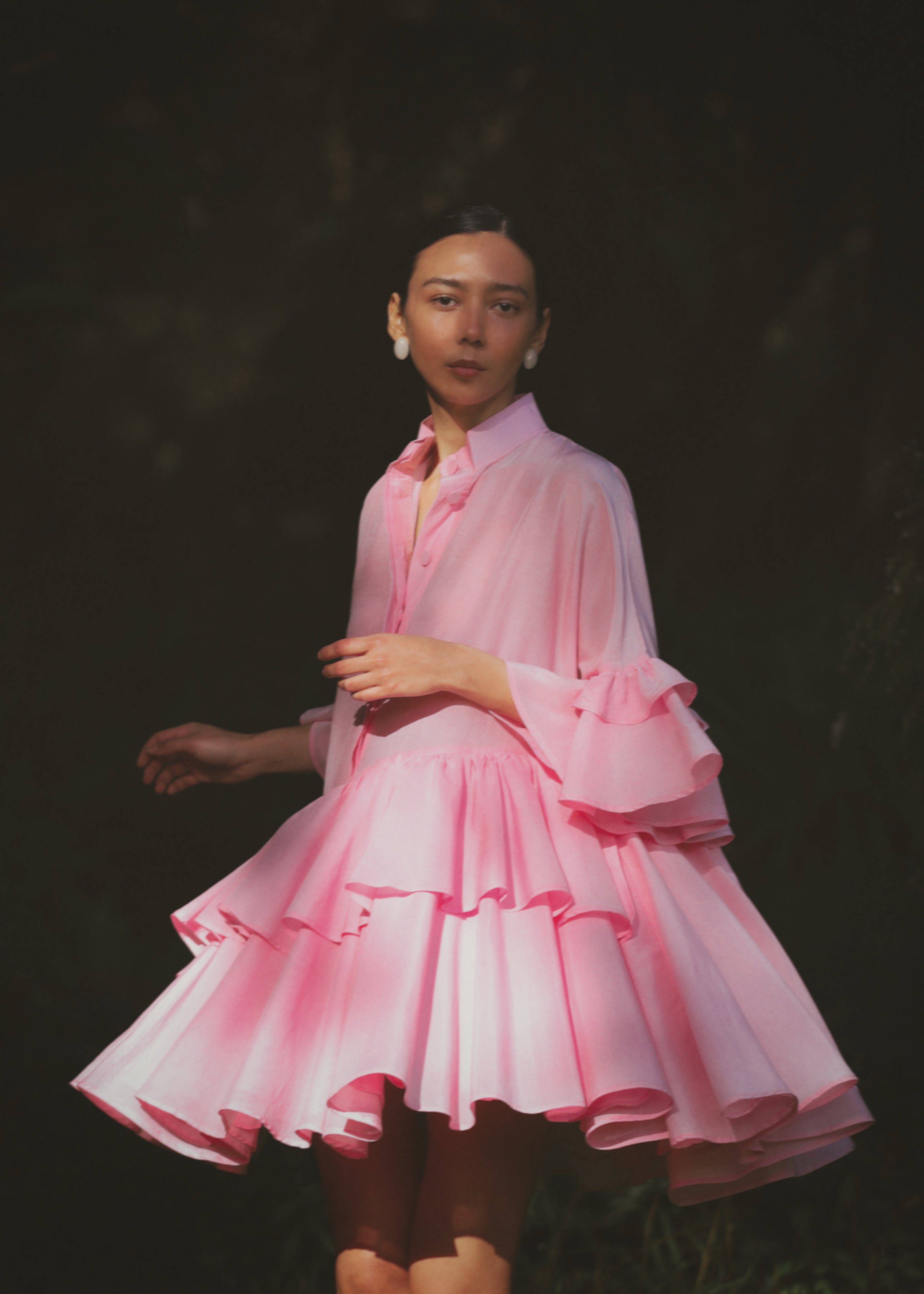Sample - Margrit Silk Cotton dress