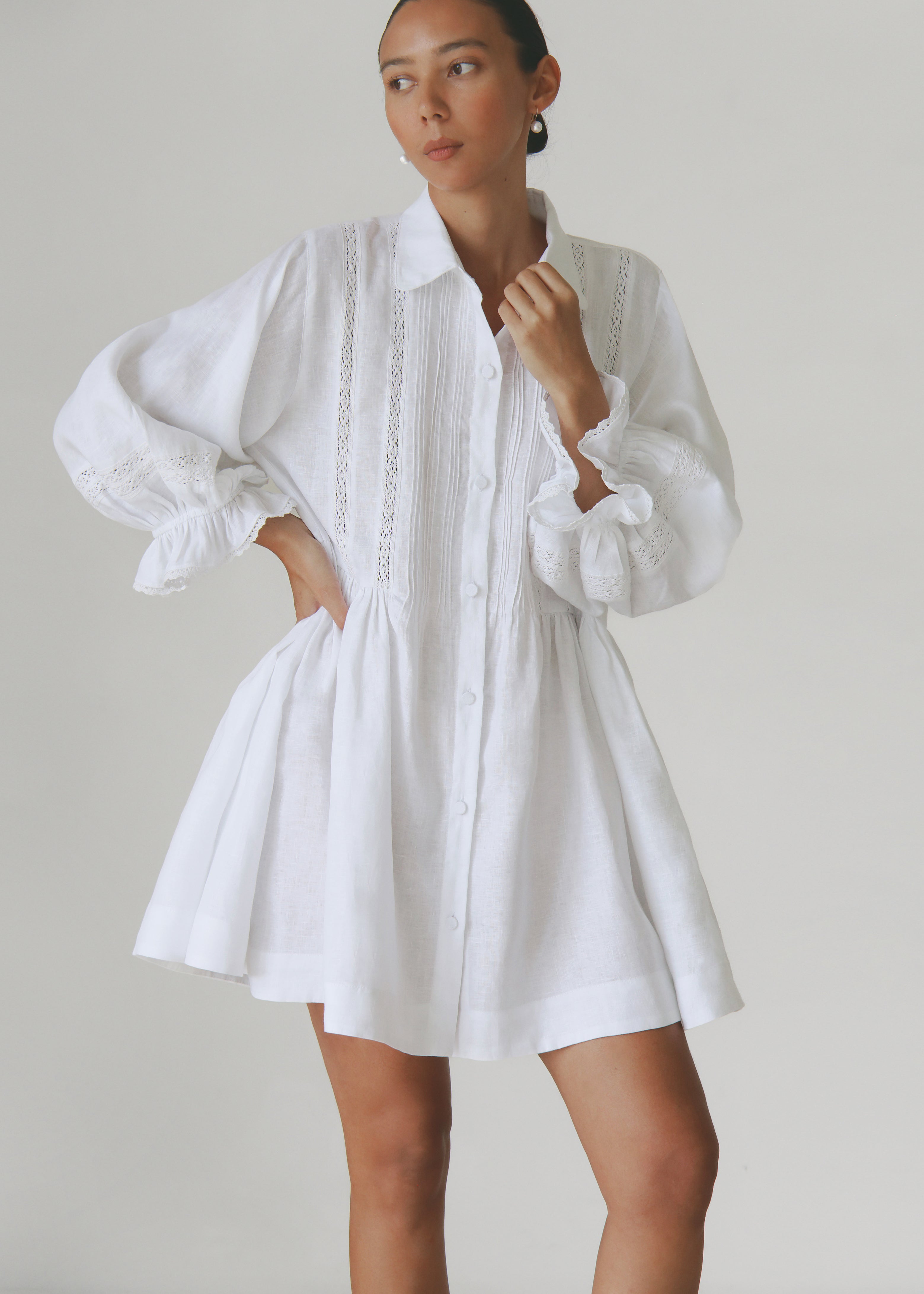 Althea Pintuck Dress