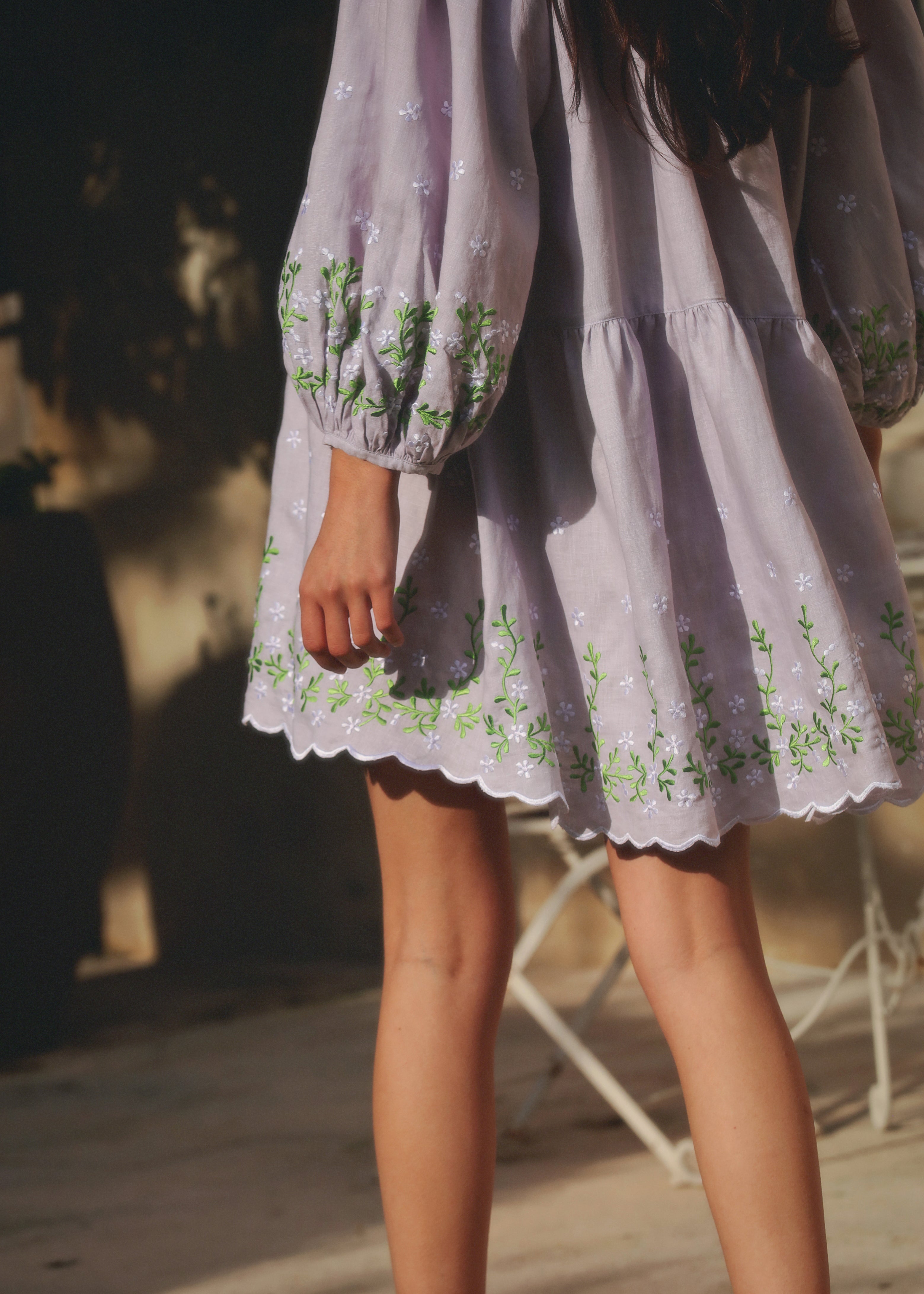 Aurelie Embroidered Dress