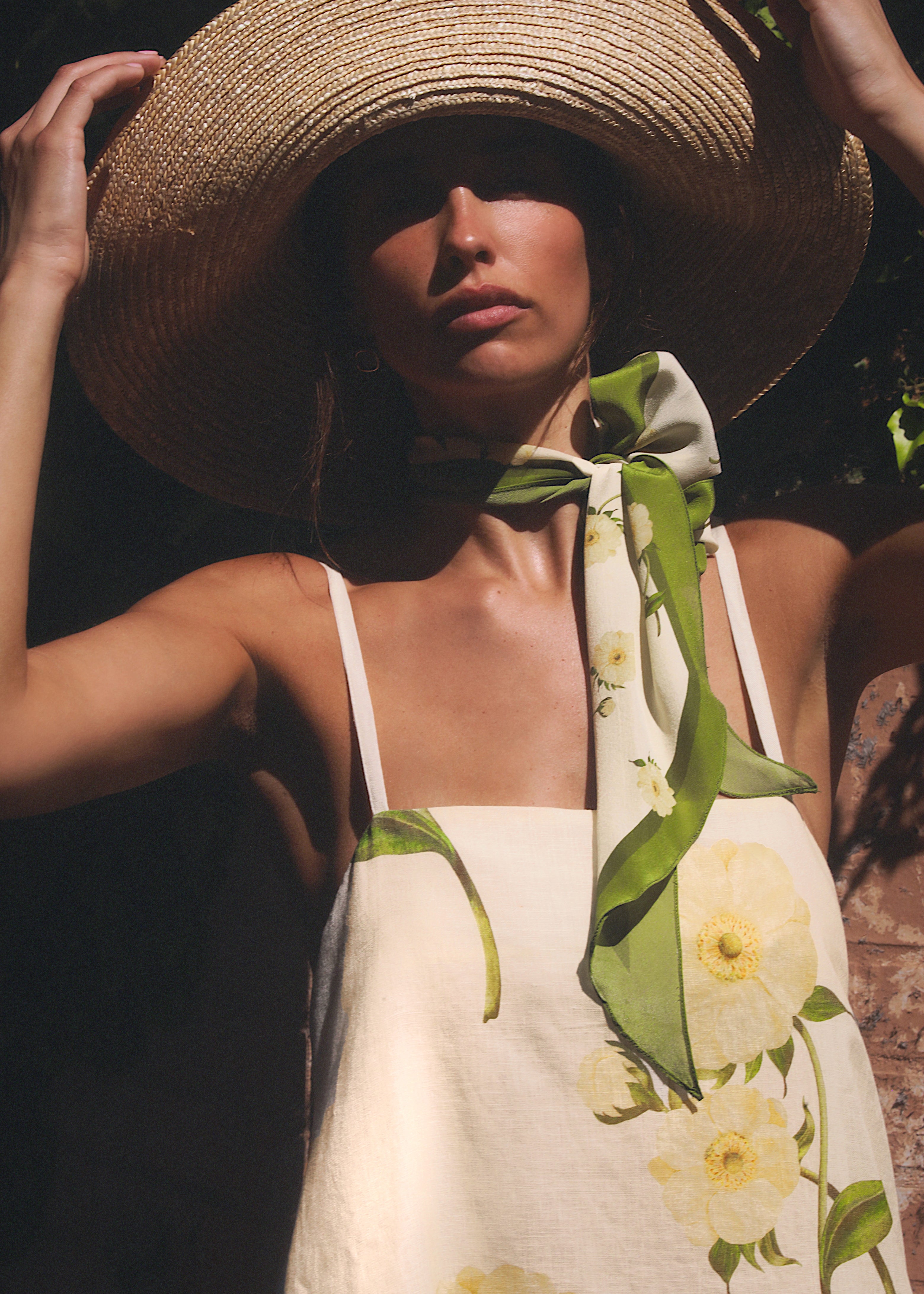 Anemone Silk Scarf