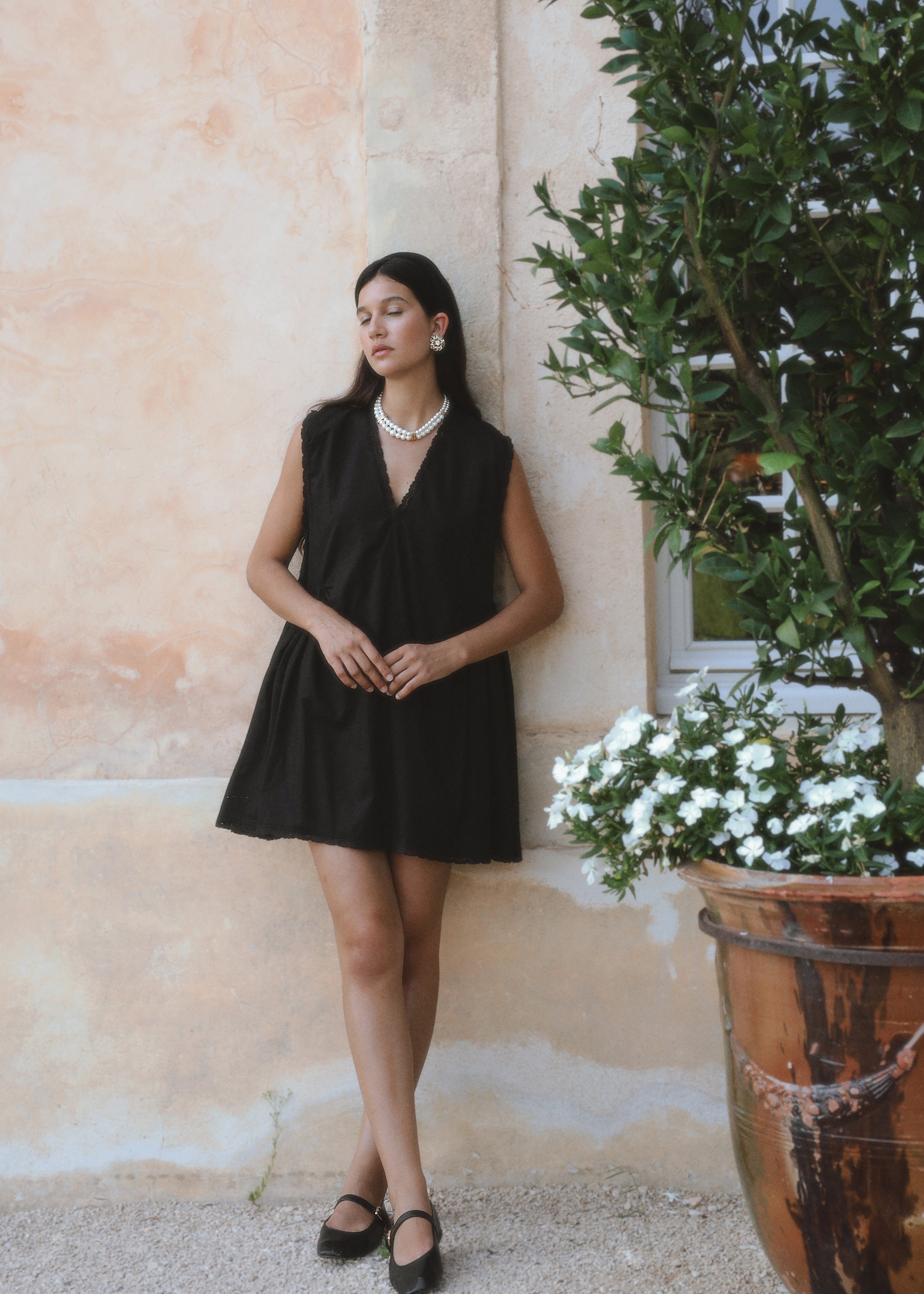 Elda Cotton Lace Dress