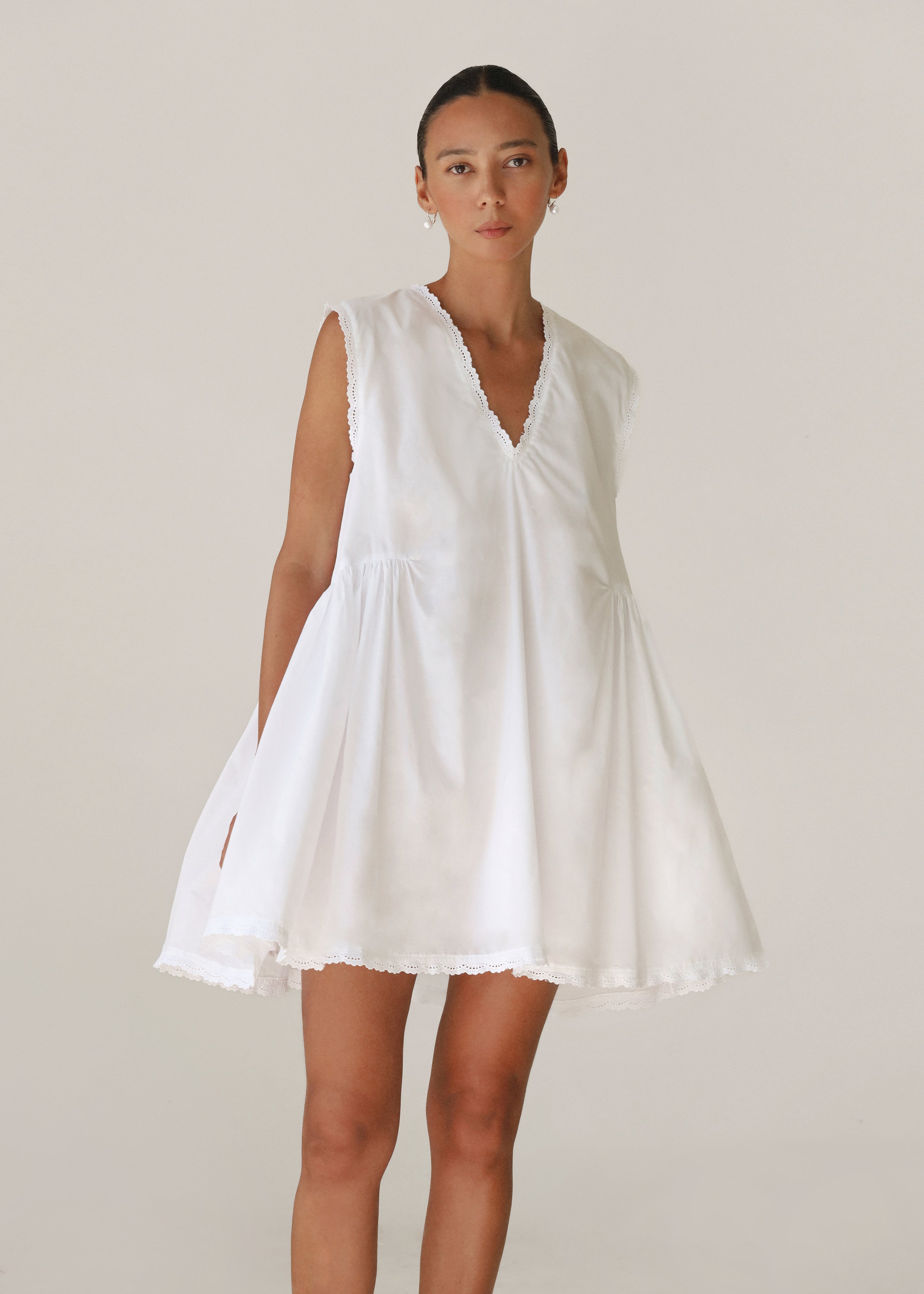 Elda Cotton Lace Dress