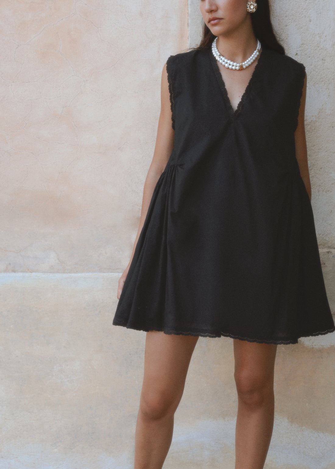 Elda Cotton Lace Dress