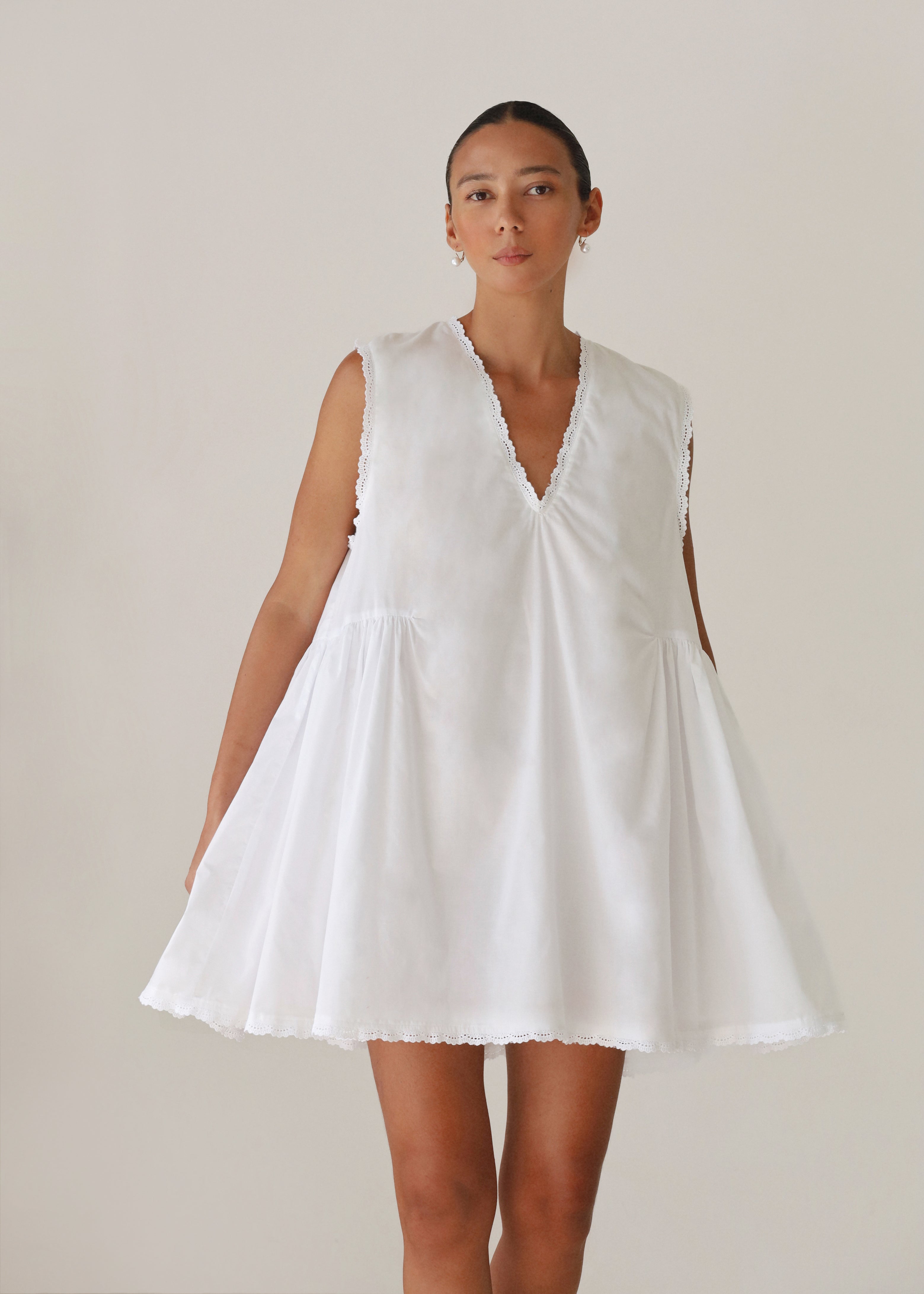 Elda Cotton Lace Dress