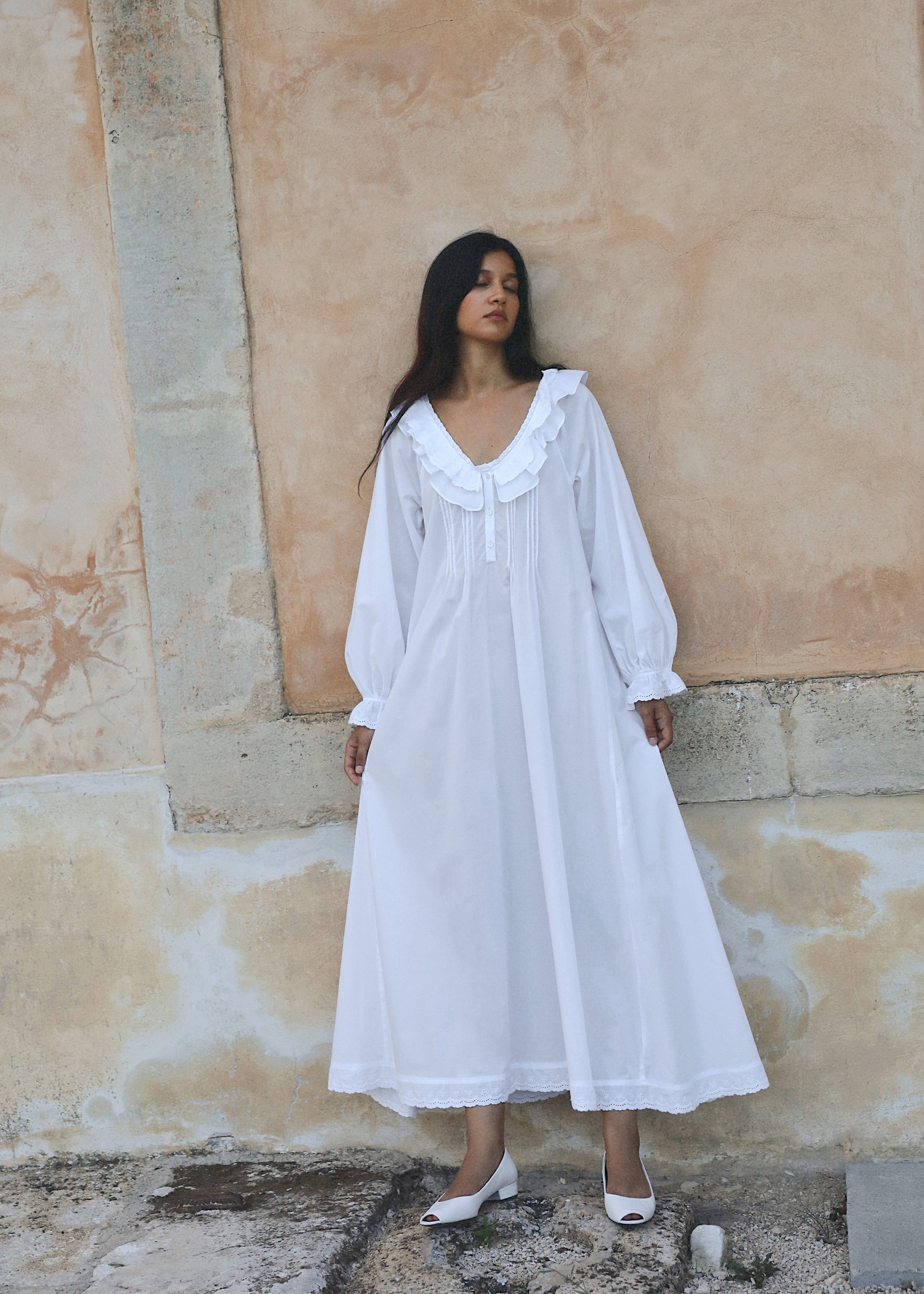 Giselle Cotton Lace Dress