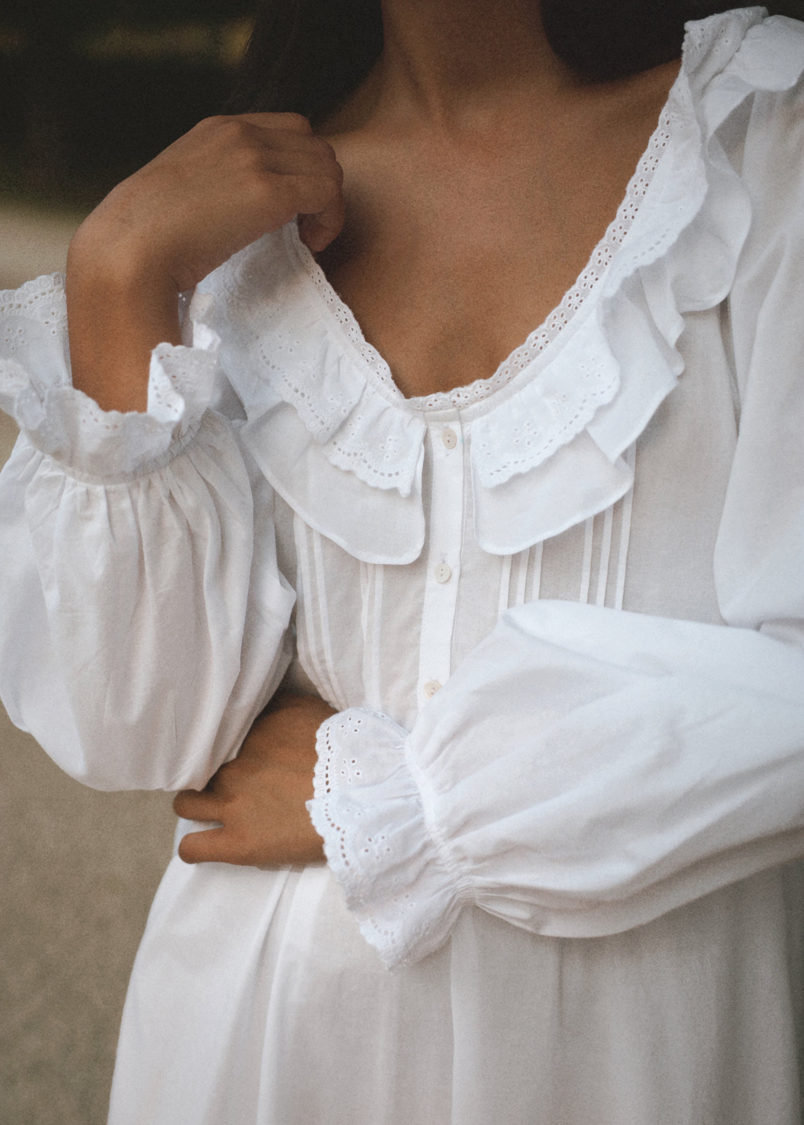 Giselle Cotton Lace Dress