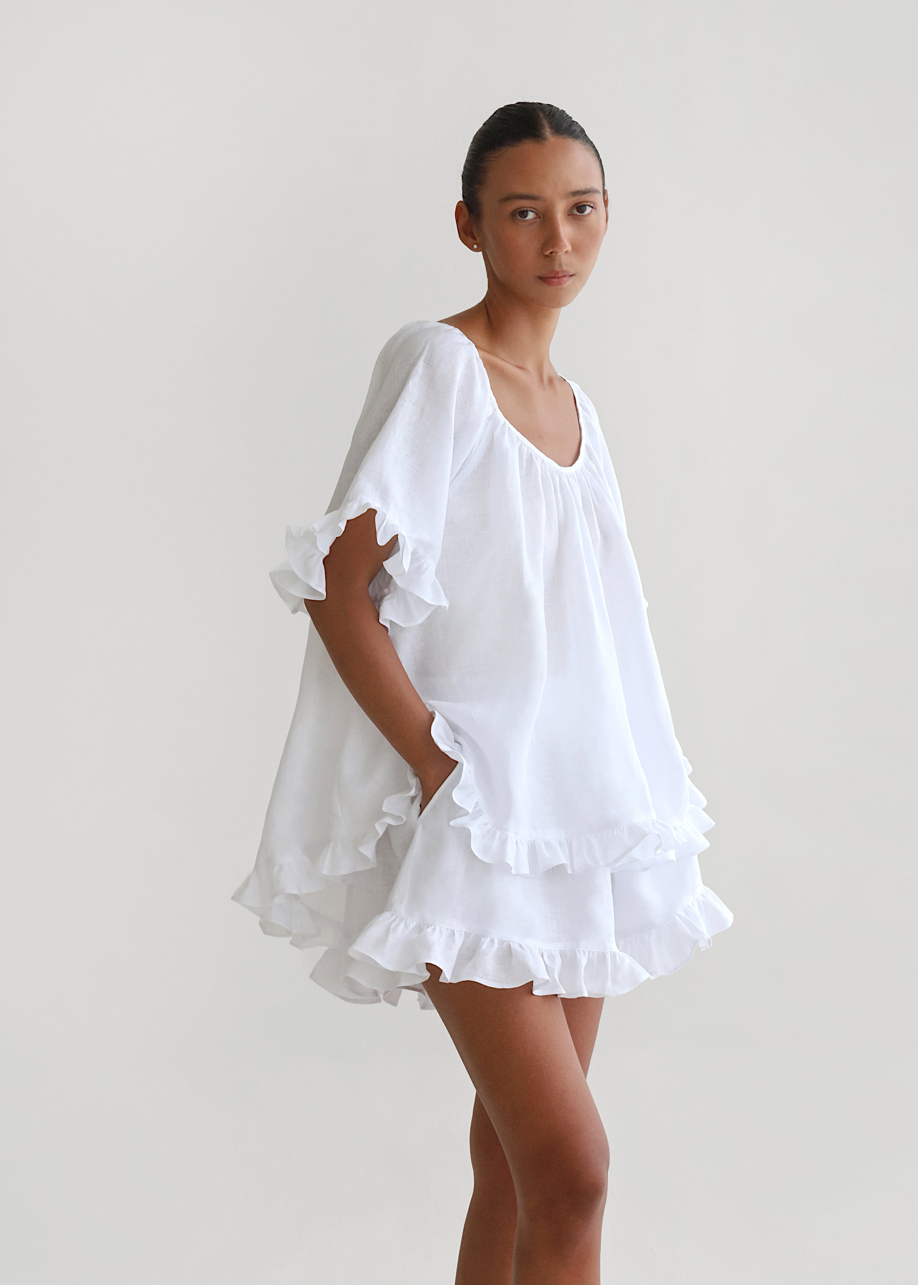 Greta Frill Blouse