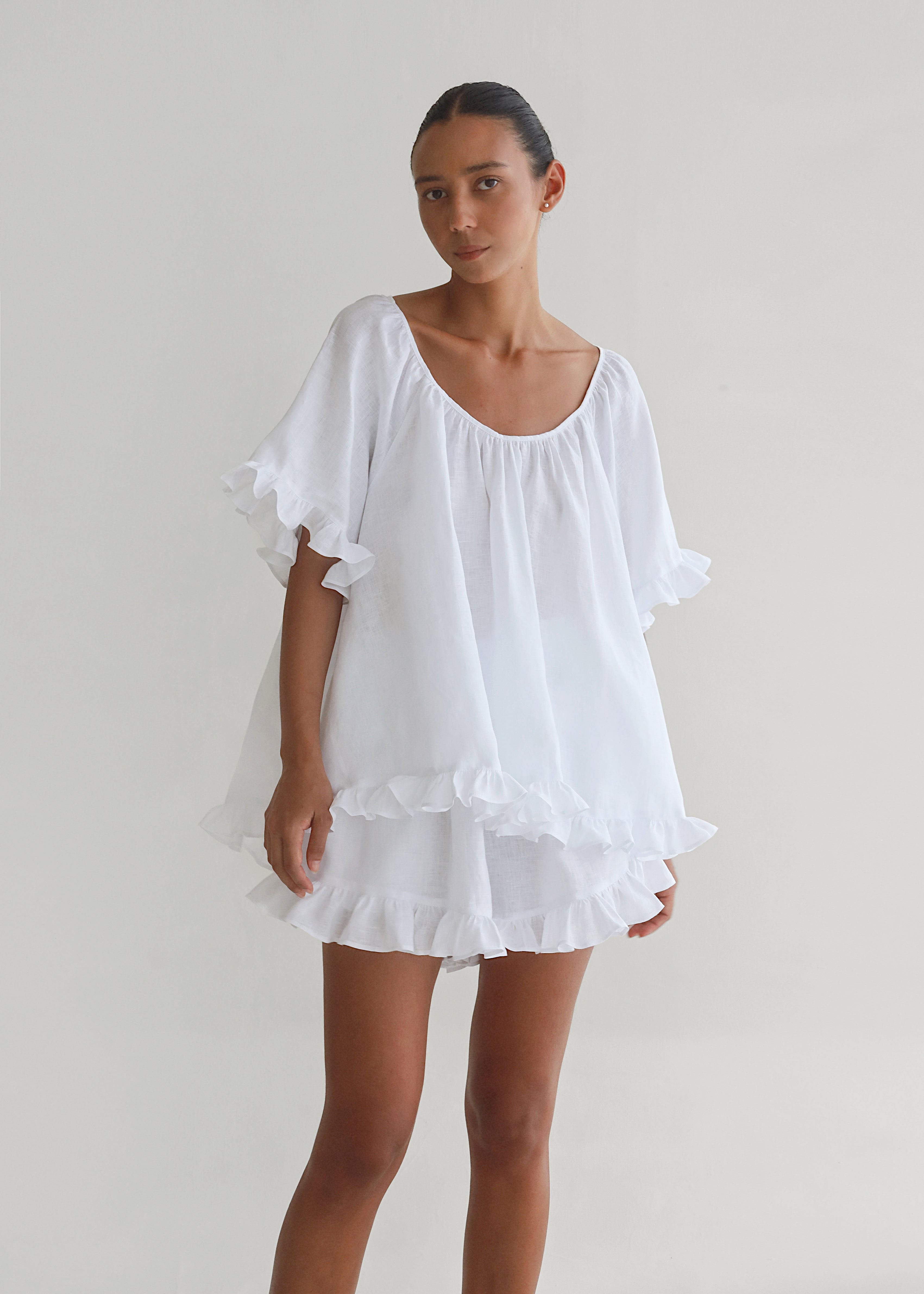 Greta Frill Blouse