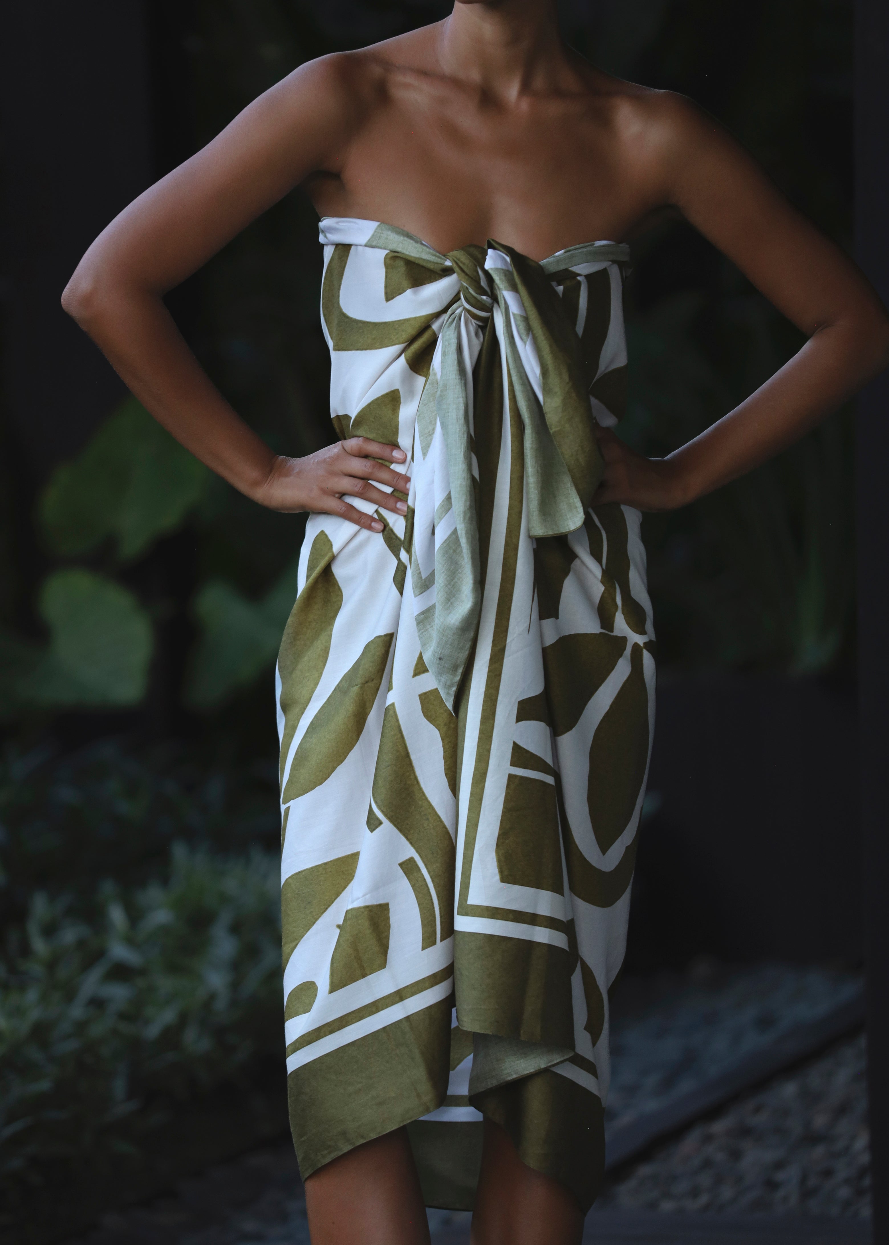 Sample - Geometric Cotton Pareo