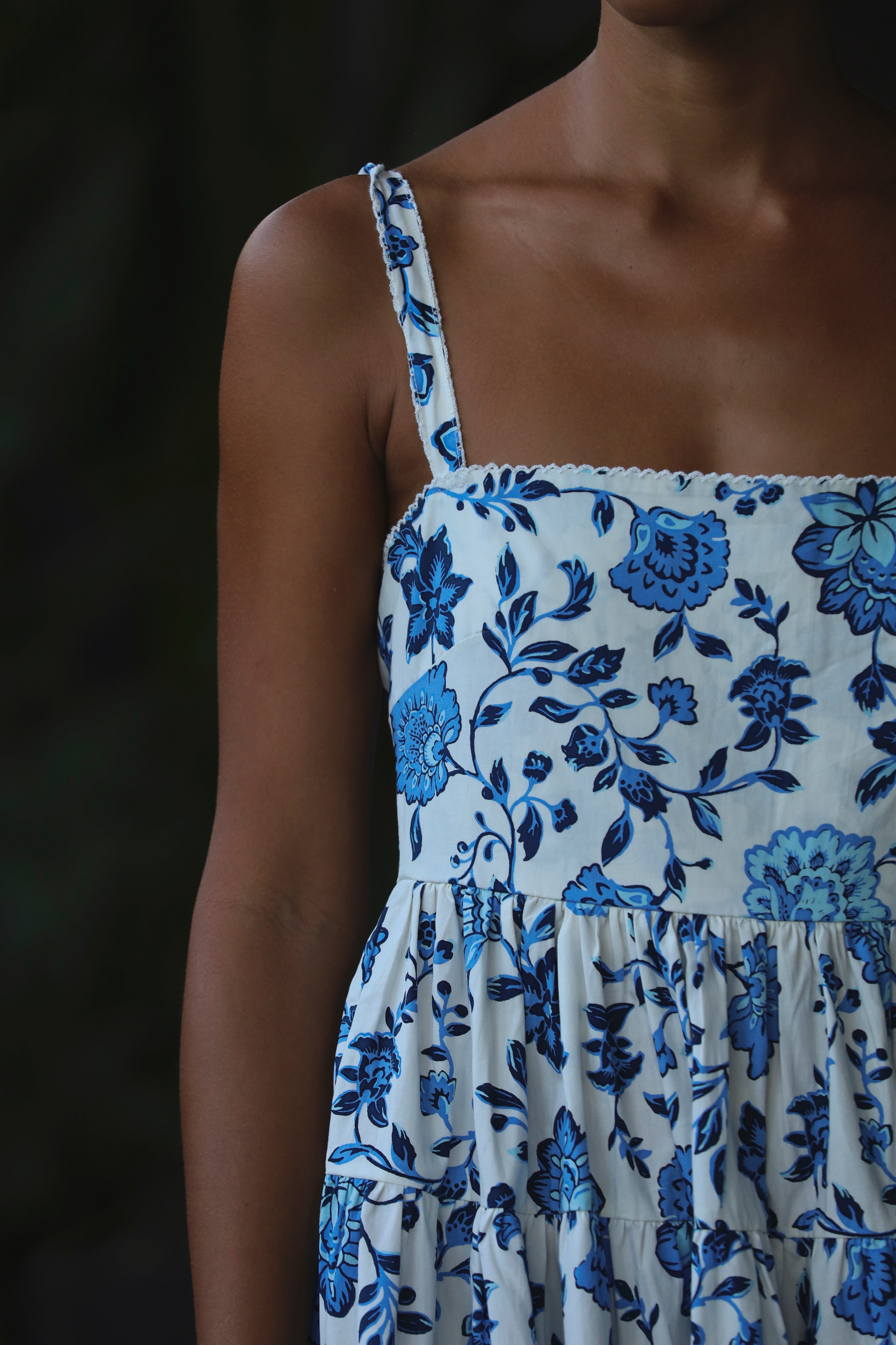 Sample - Cotton Midi Floral Dress