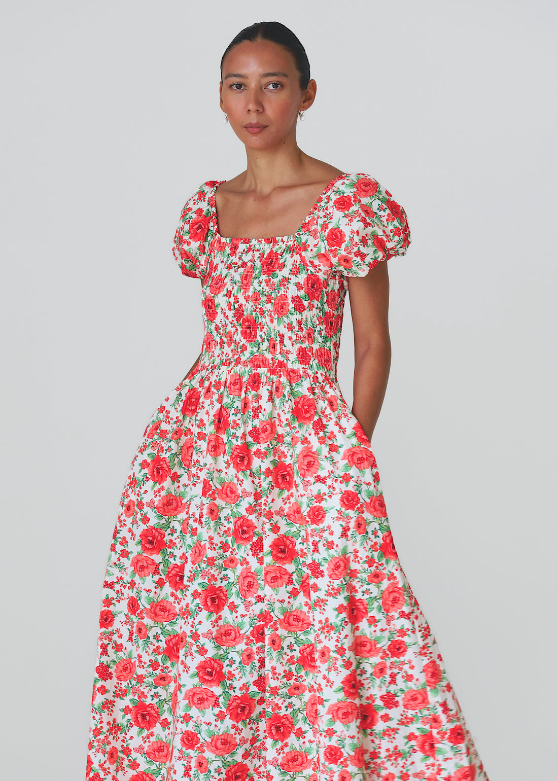 Sample - Iris Shirred Dress