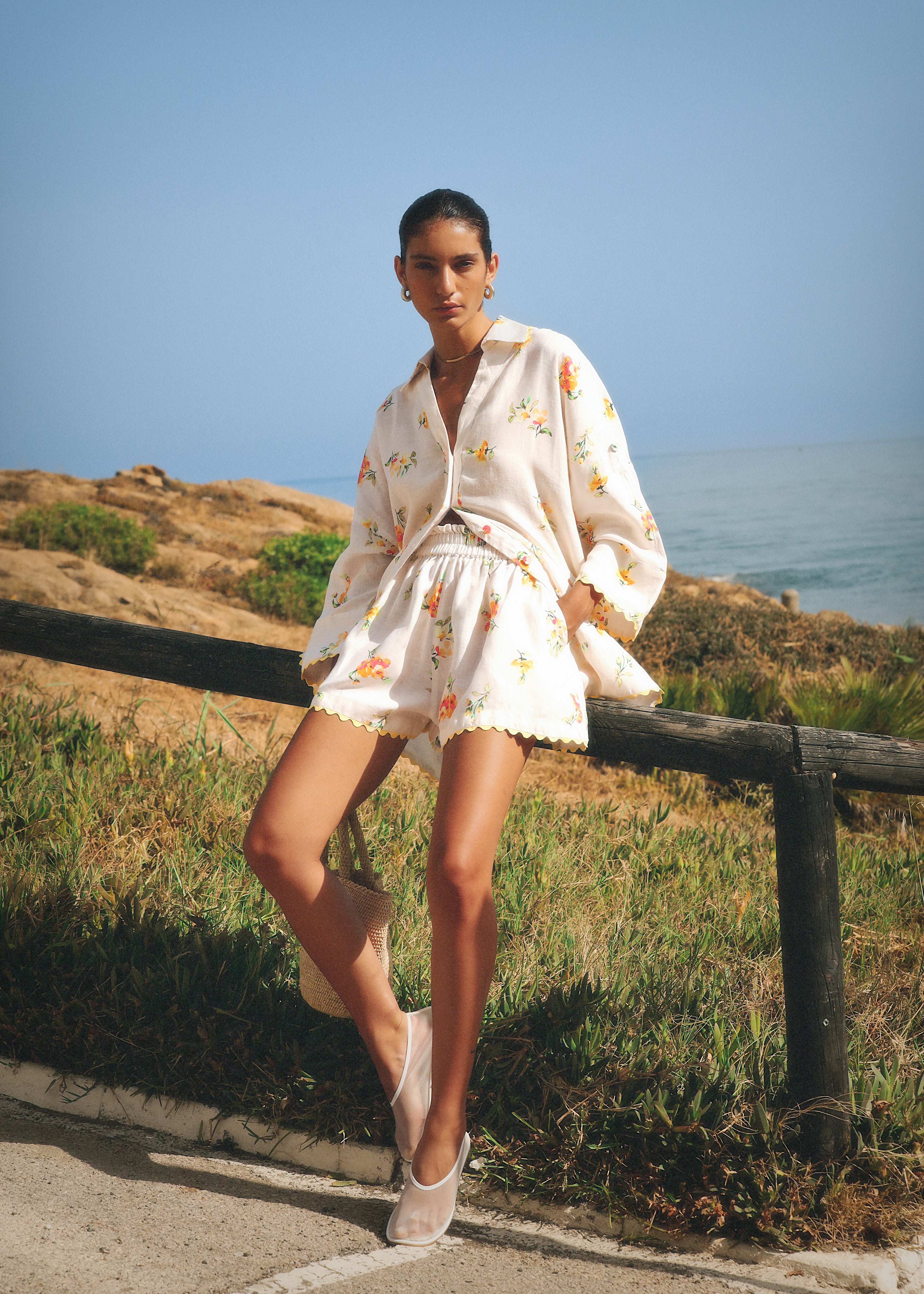 Lora Scalloped Tunic