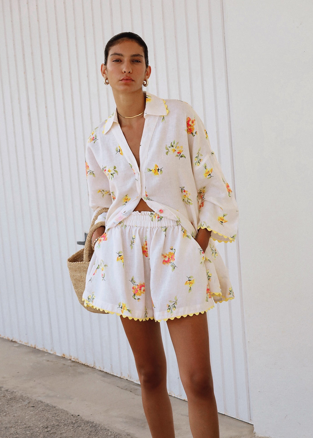 Lora Scalloped Tunic