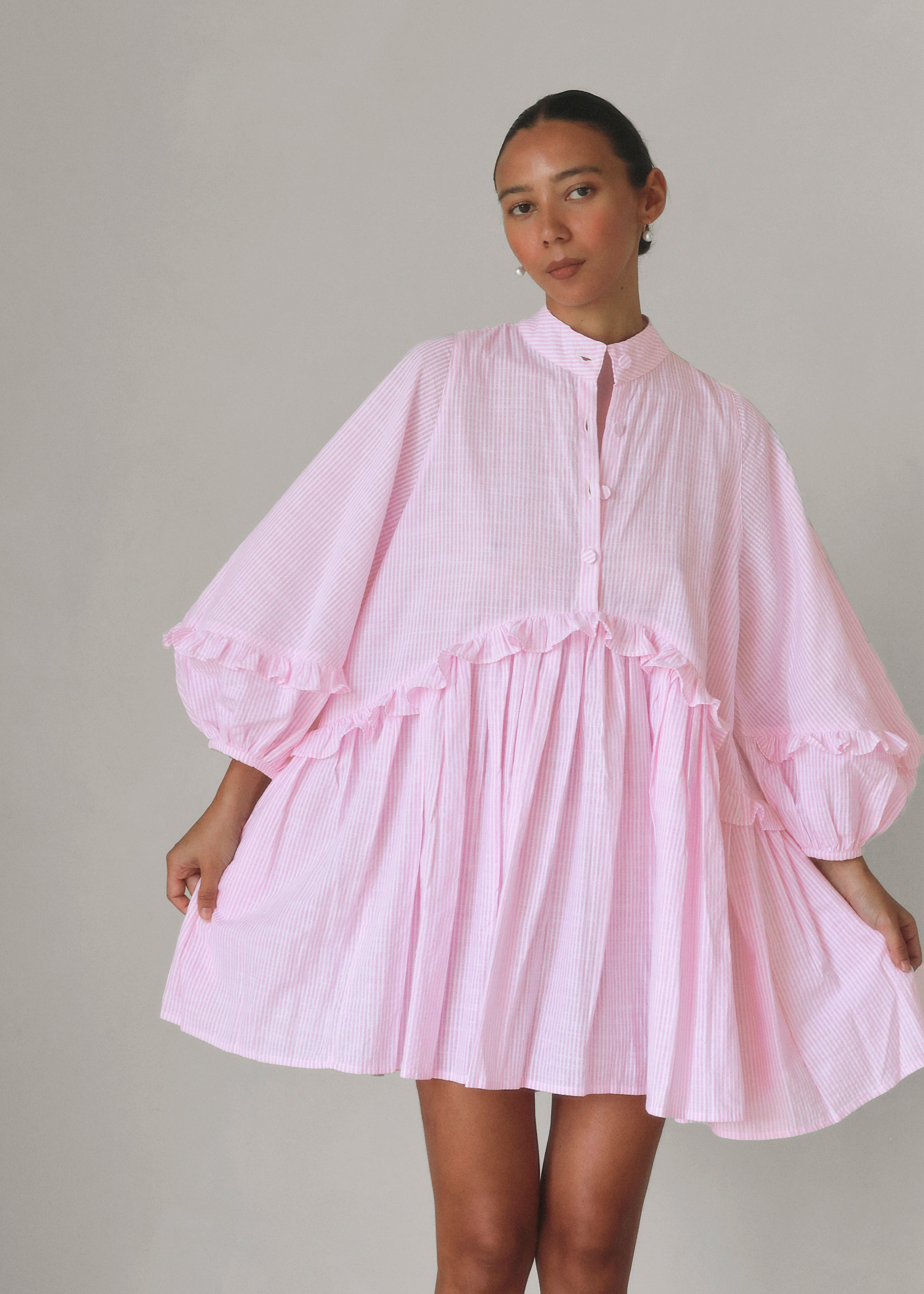 Sample - Ottilie striped dress