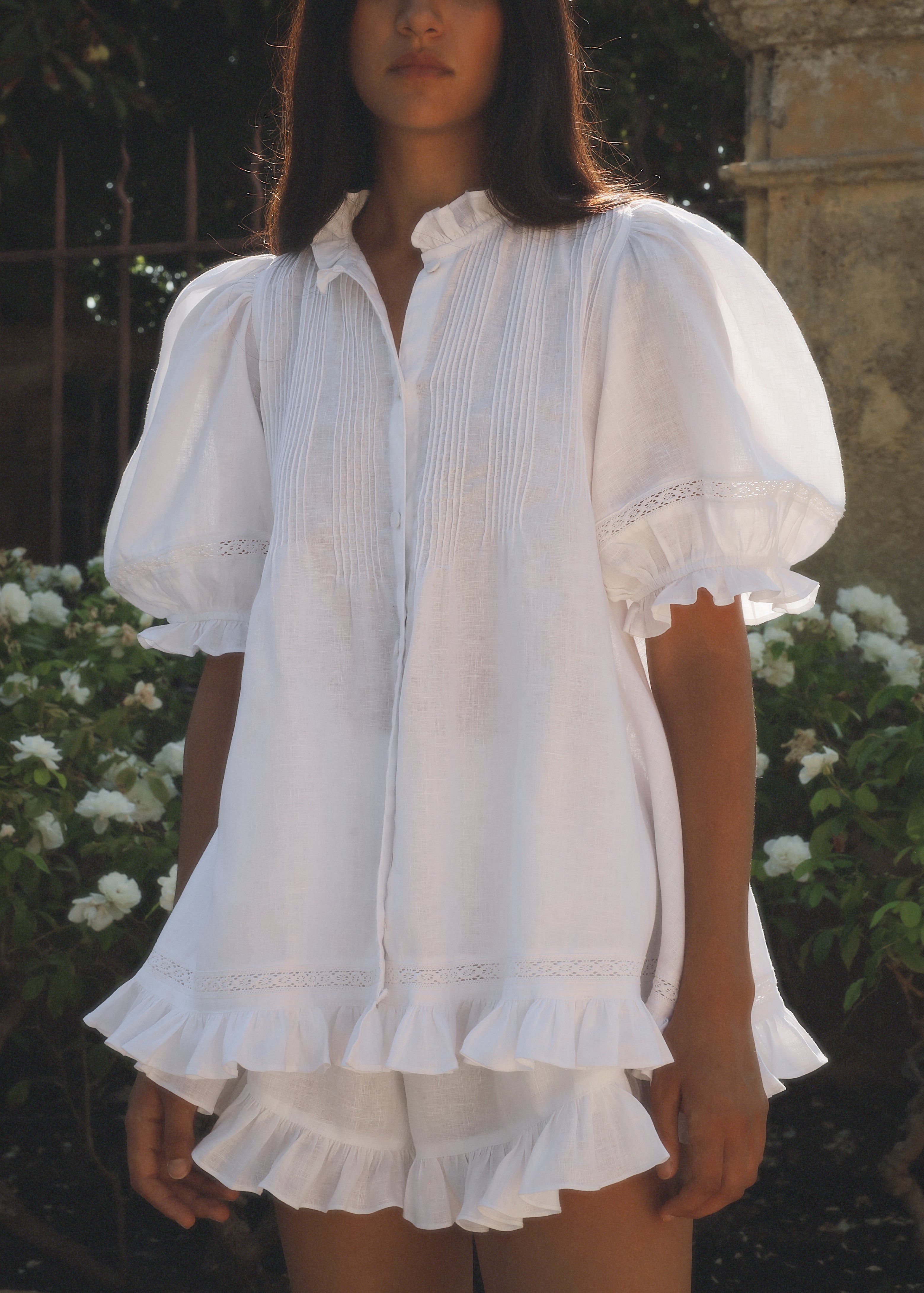 Sanna Pintuck Blouse