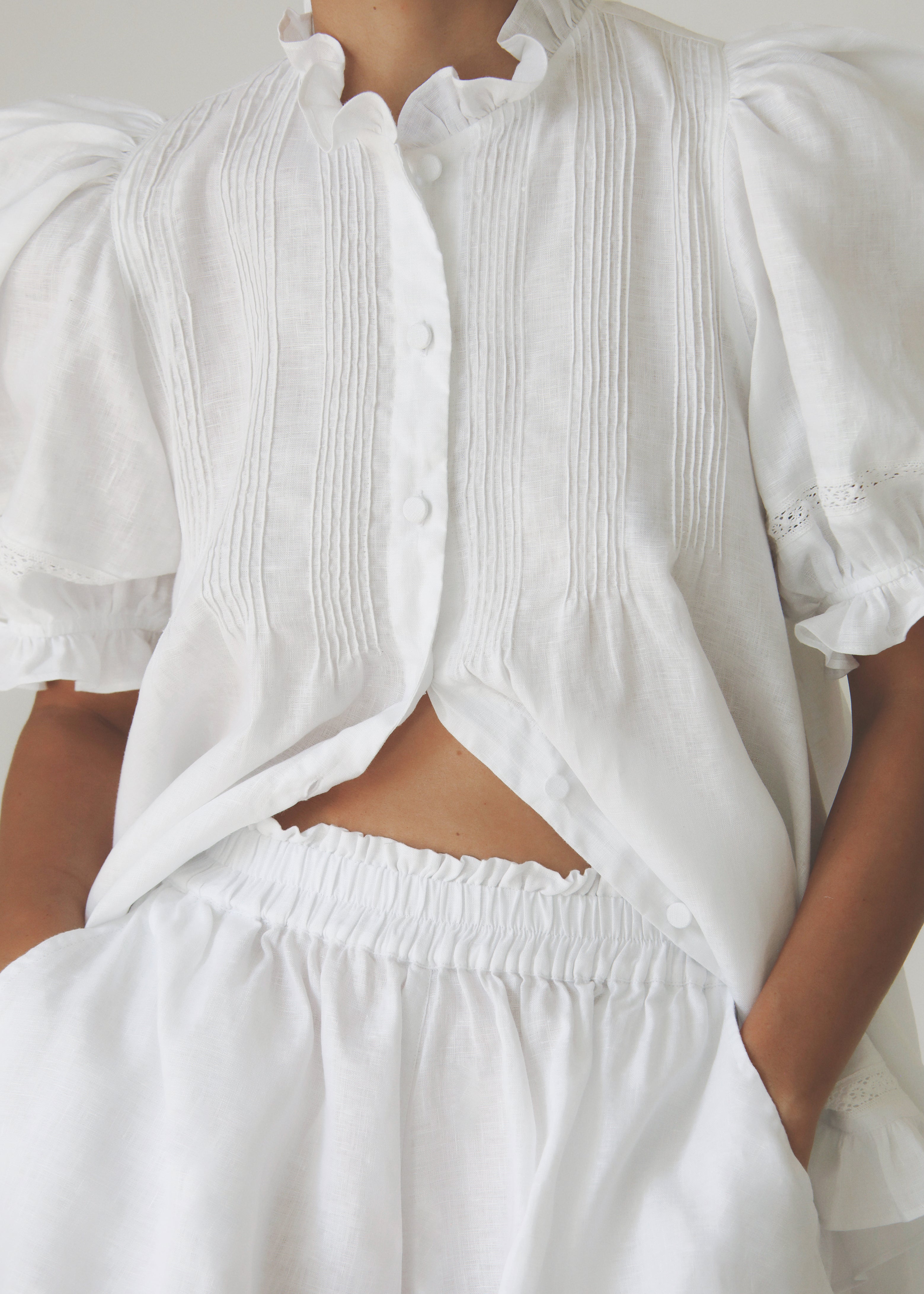 Sanna Pintuck Blouse