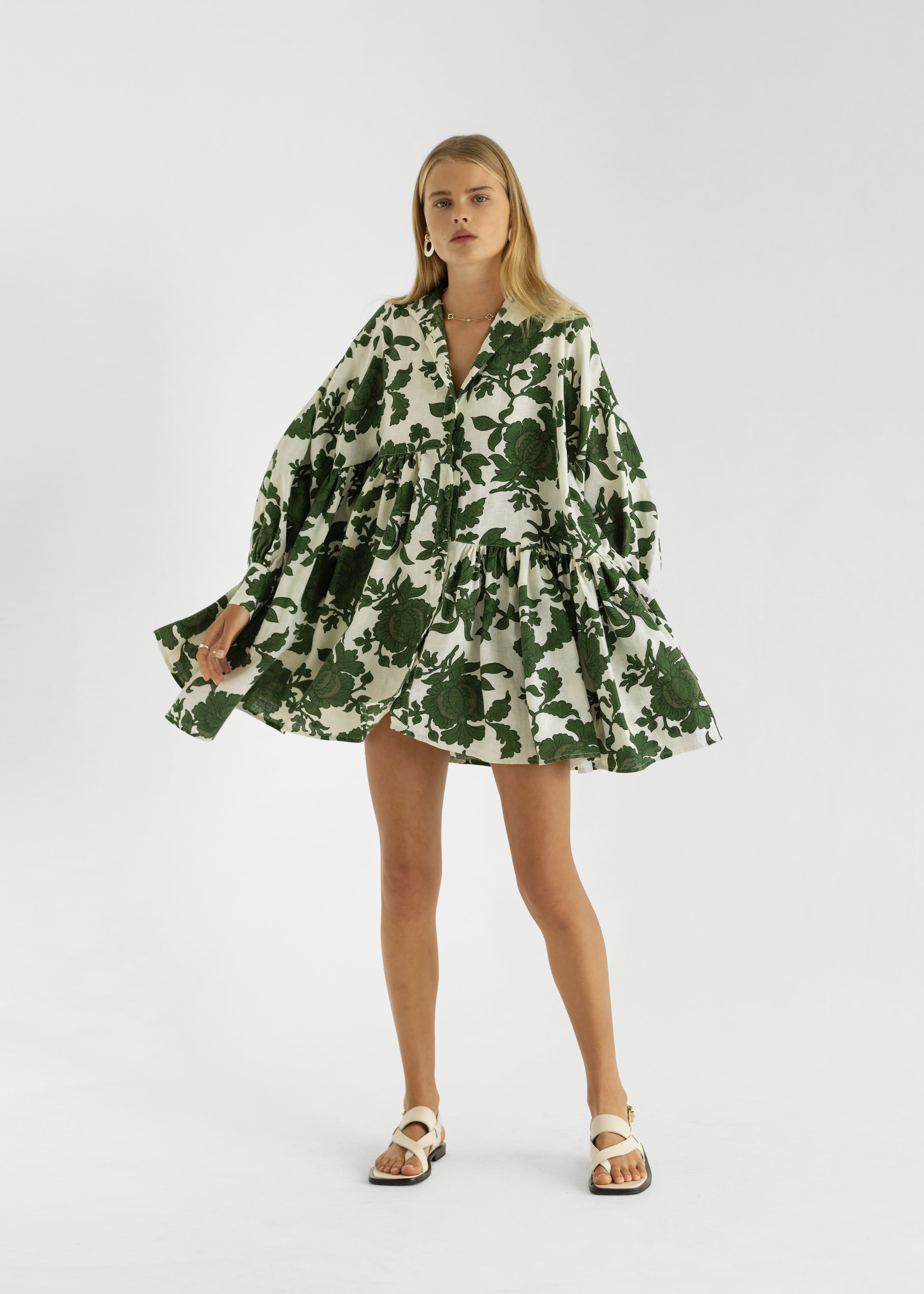 Sample - Lena Oversized Shirt Dress