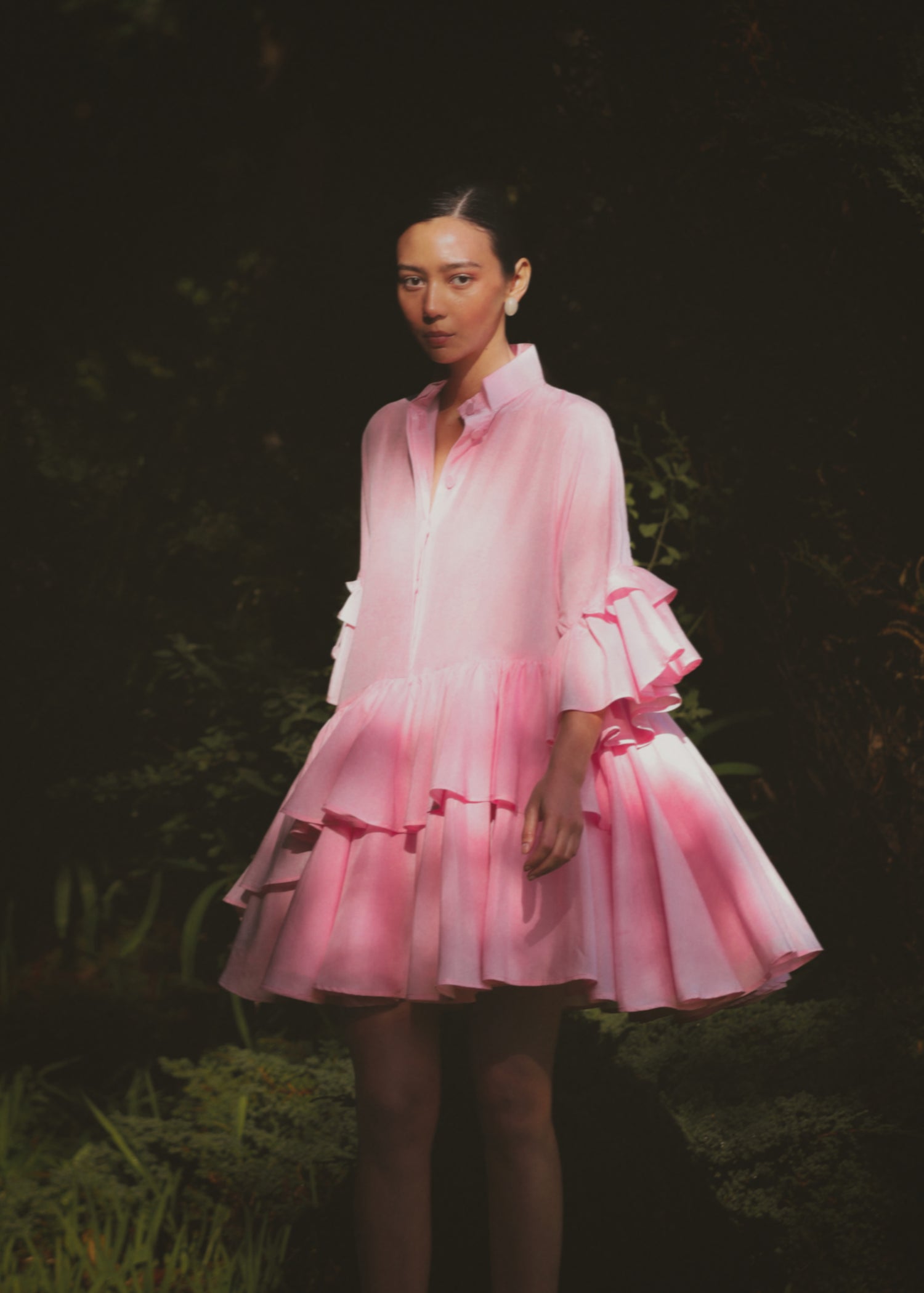 Sample - Margrit Silk Cotton dress