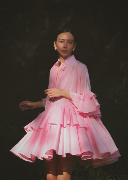 Sample - Margrit Silk Cotton dress