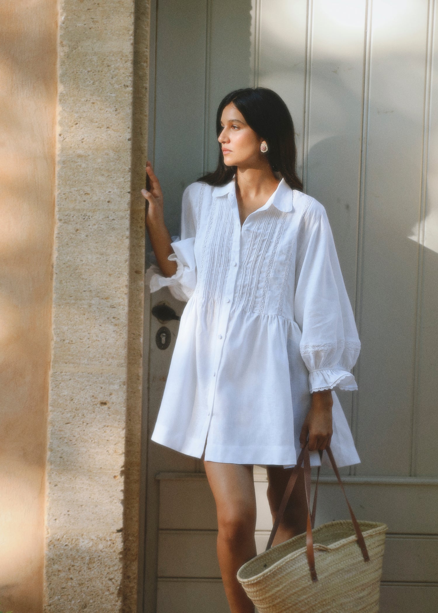 Althea Pintuck Dress