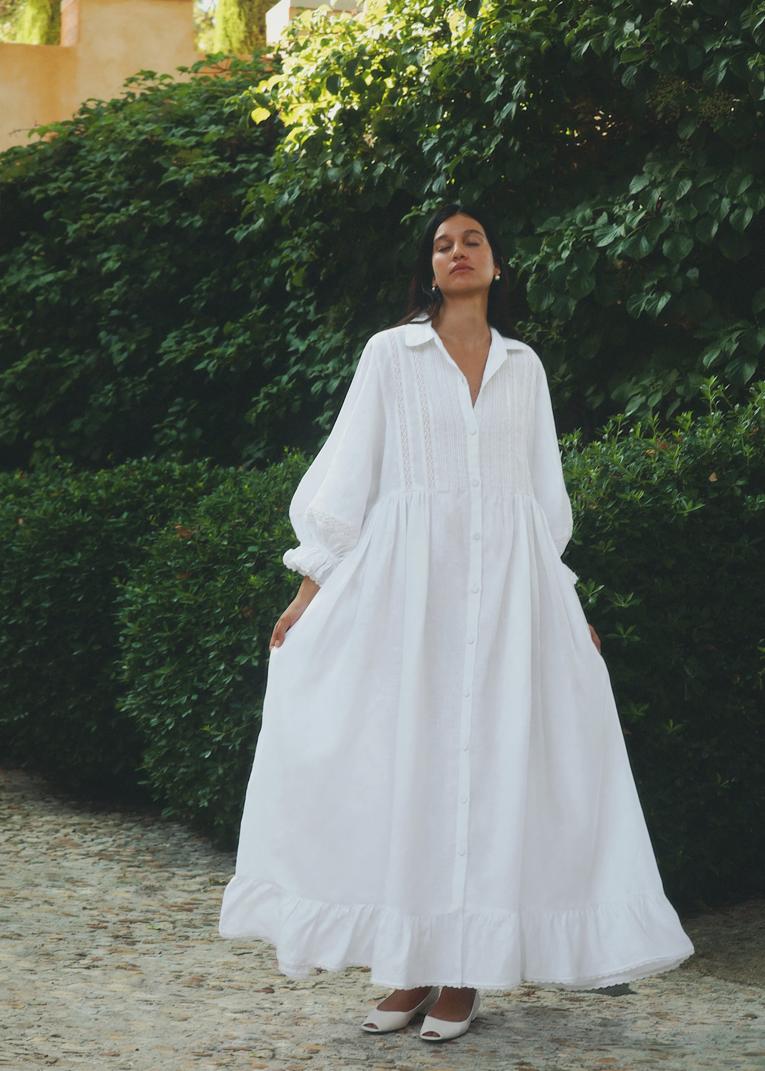 Althea Pintuck Maxi Dress