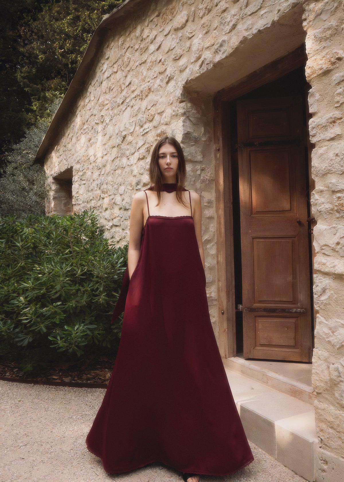 Aurelia Lace Trim Dress