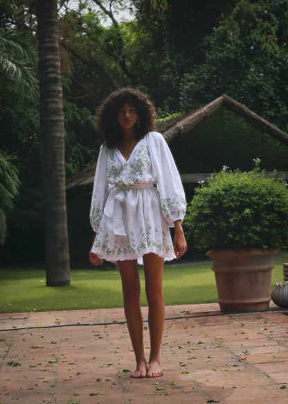 Aurelie Embroidered Dress
