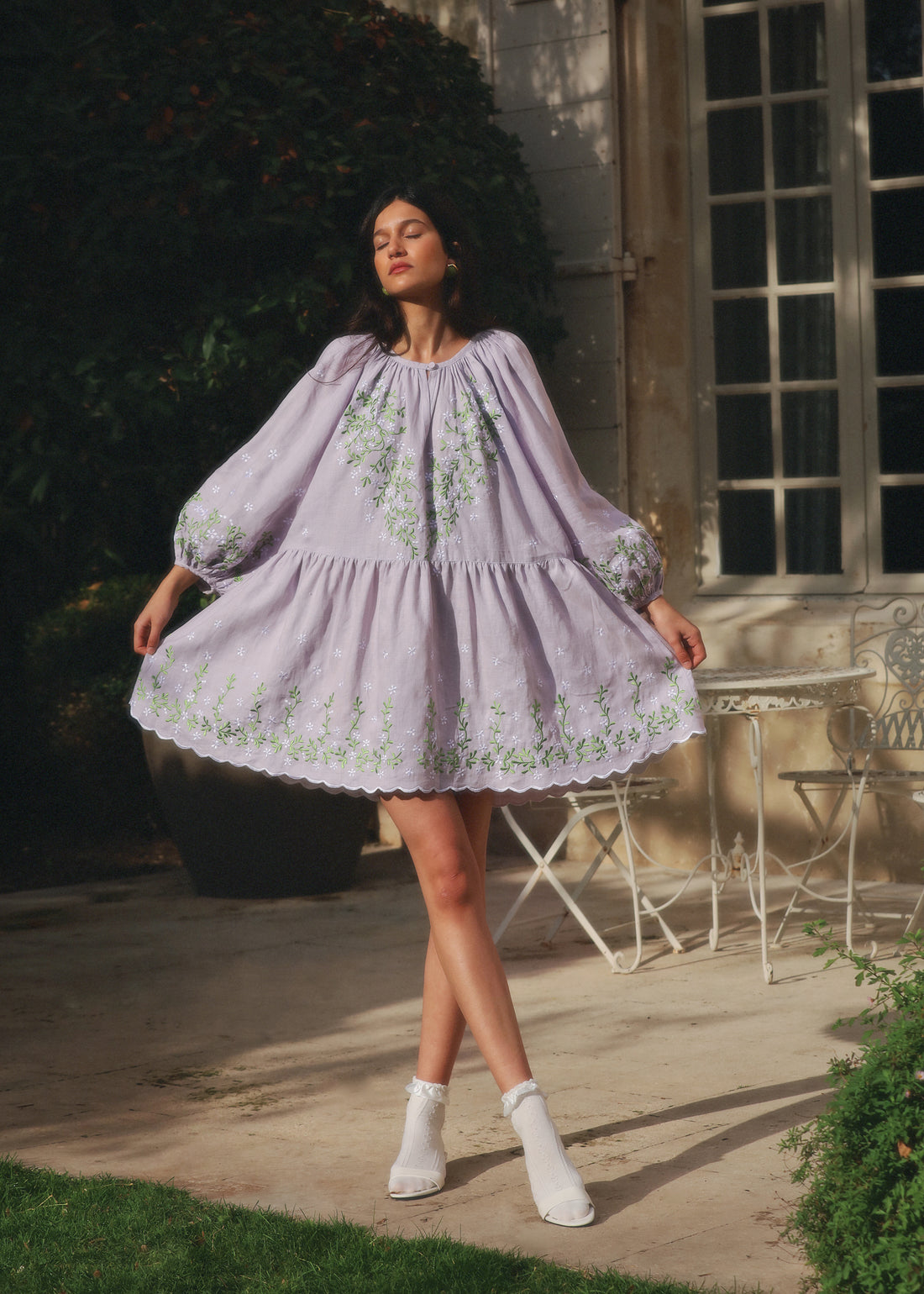 Aurelie Embroidered Dress