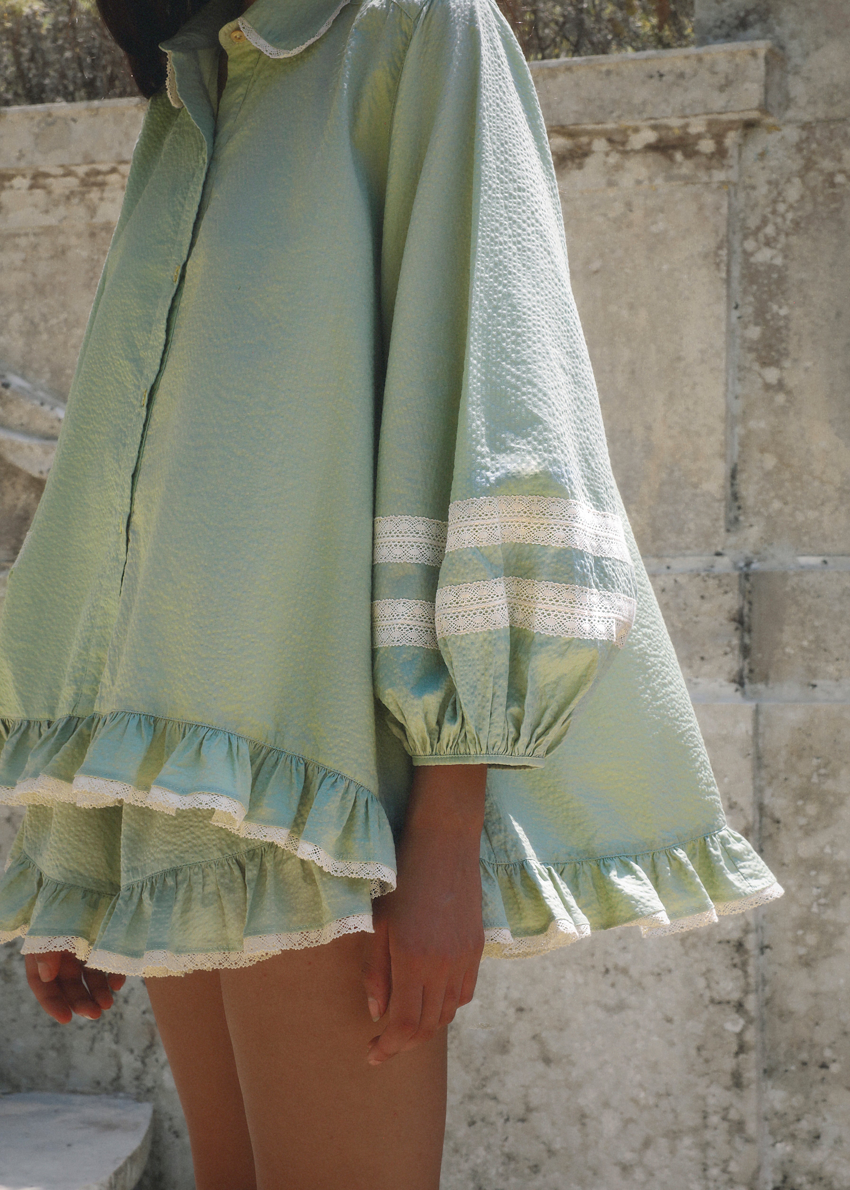 Carlotta Lace Trimmed Shirt