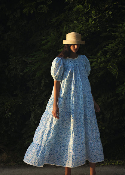 Emmeratta Lace Trim Tier Dress