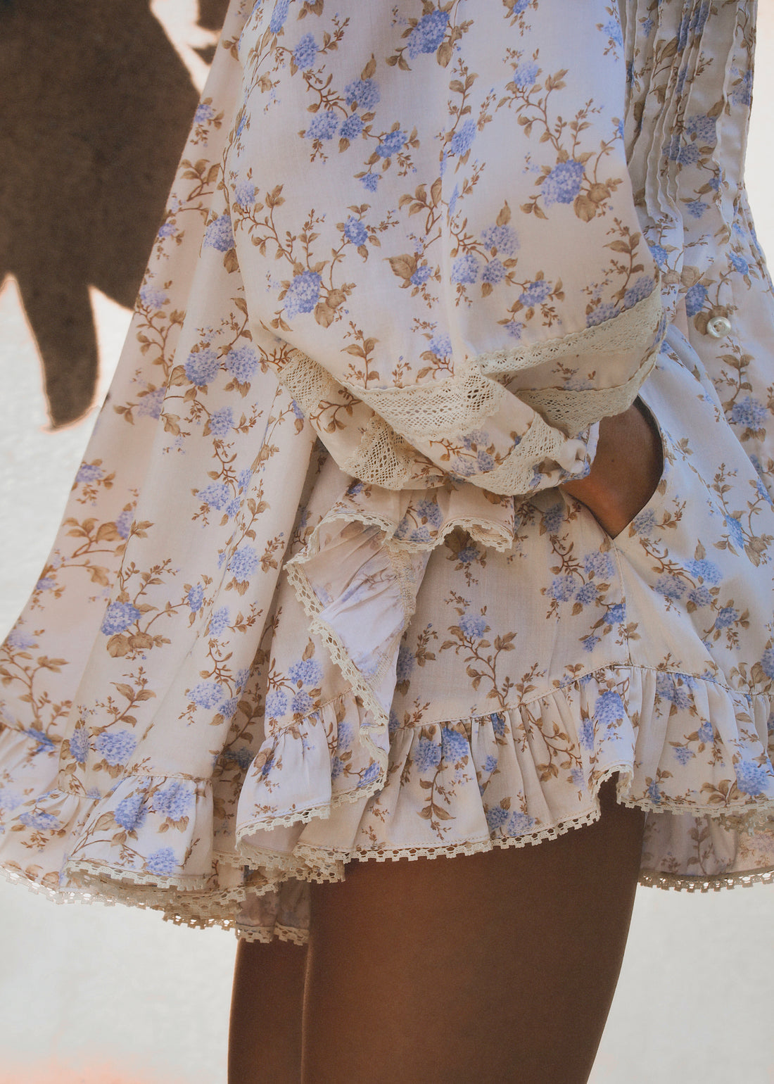Greta Cotton Frilled Short