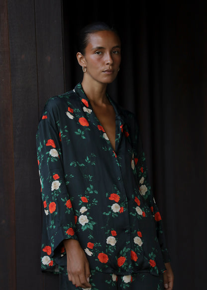 Sample - Viscose Silk Shirt Pant Set