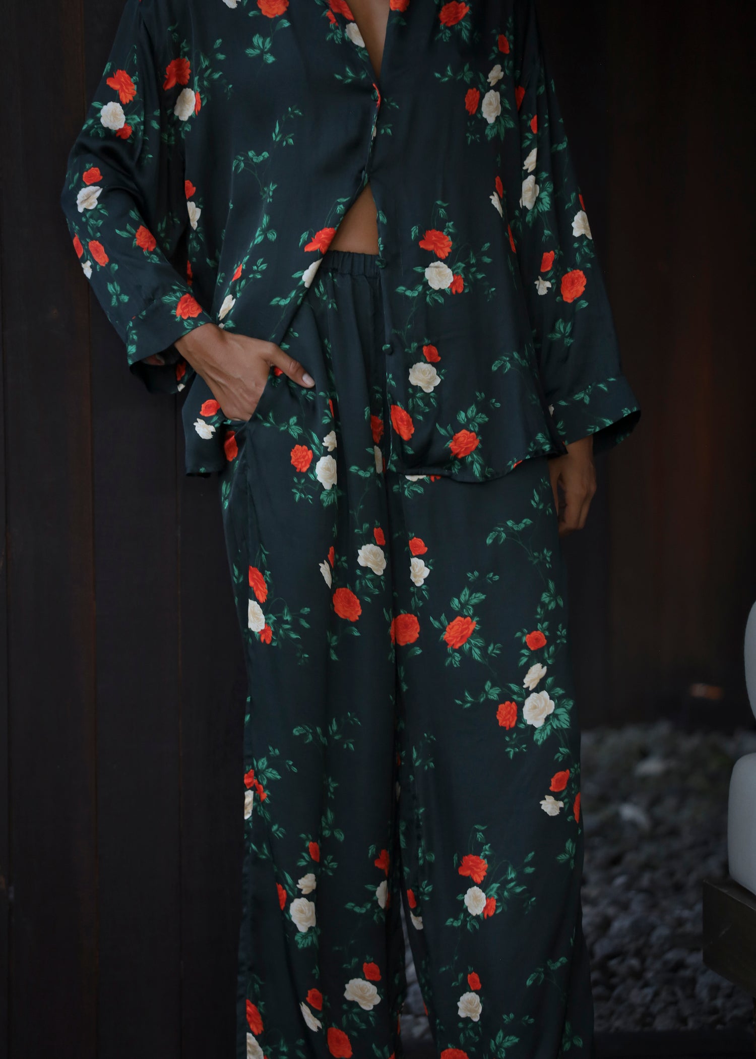 Sample - Viscose Silk Shirt Pant Set