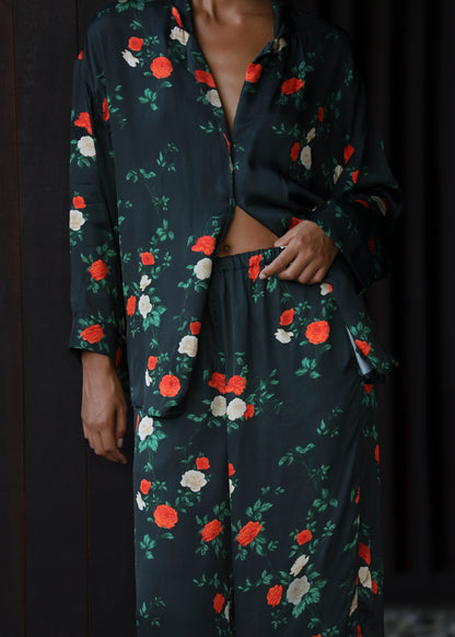 Sample - Viscose Silk Shirt Pant Set