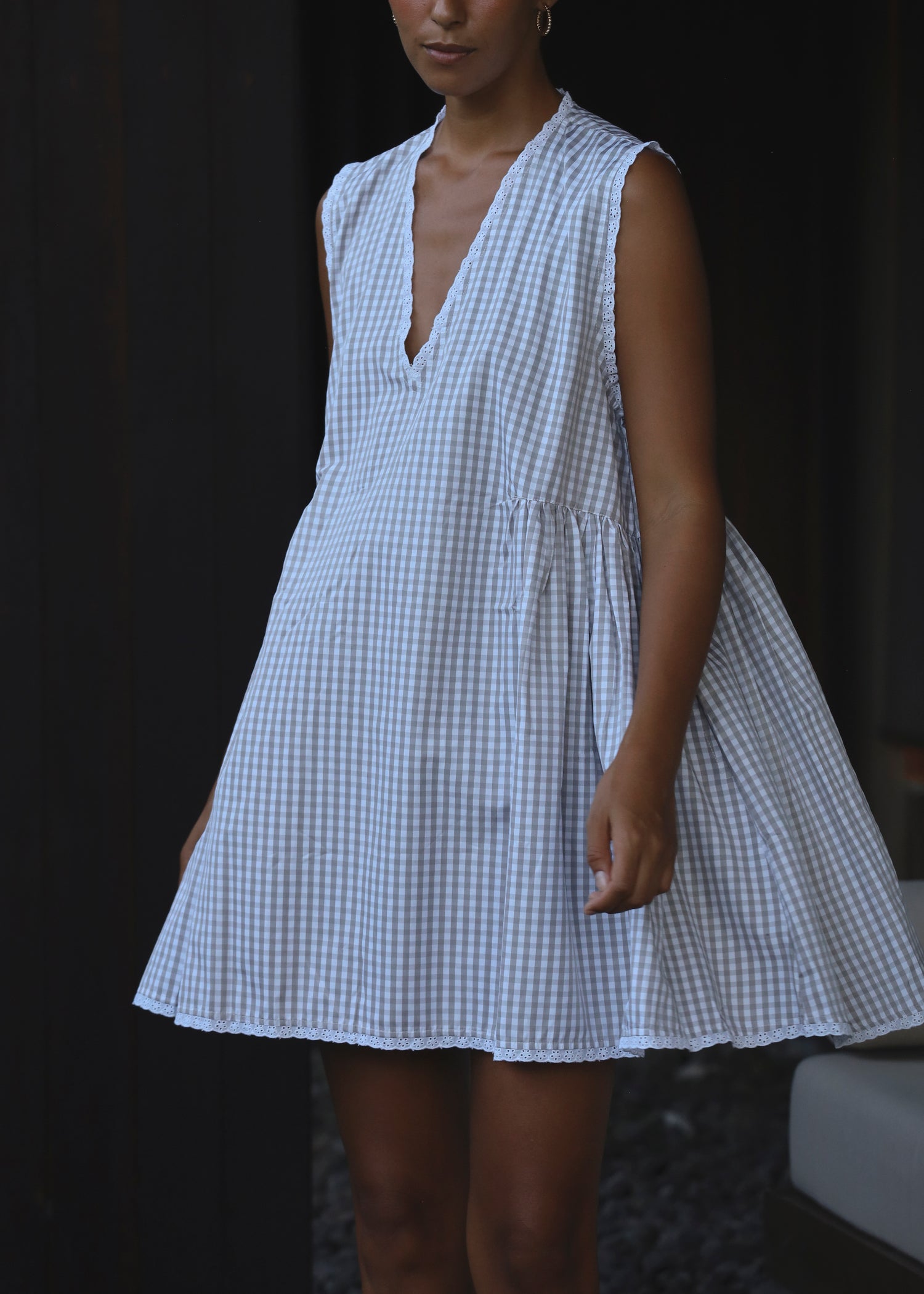 Sample - Elda Cotton Lace Dress