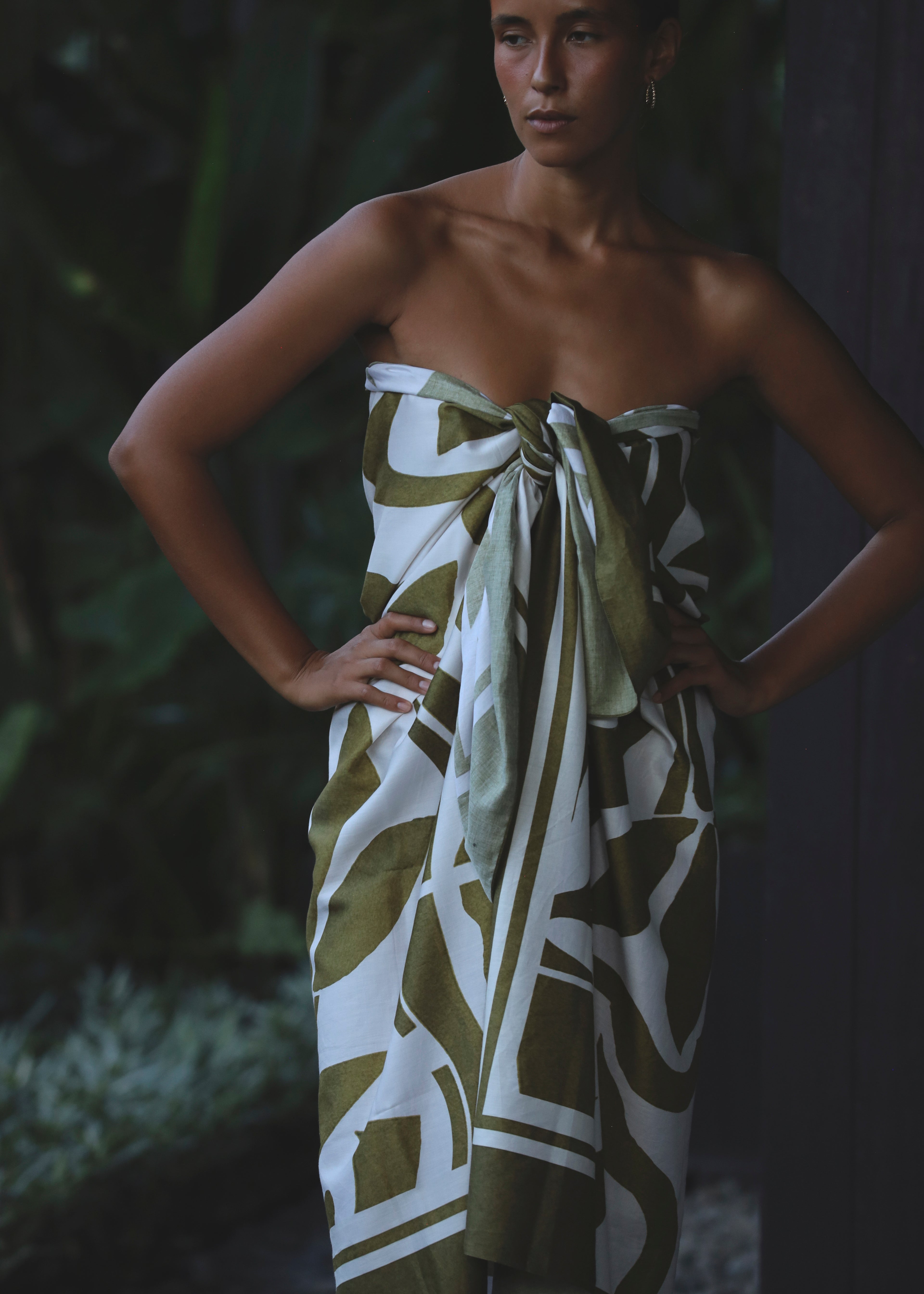 Sample - Geometric Cotton Pareo