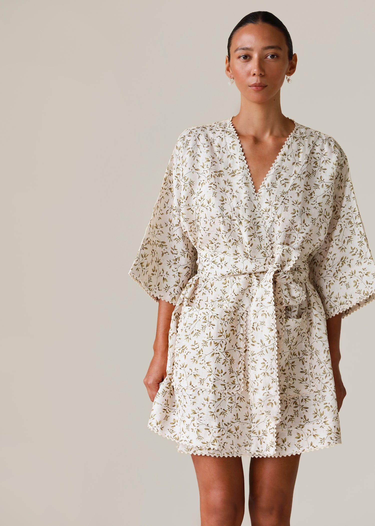 Vira Linen Robe