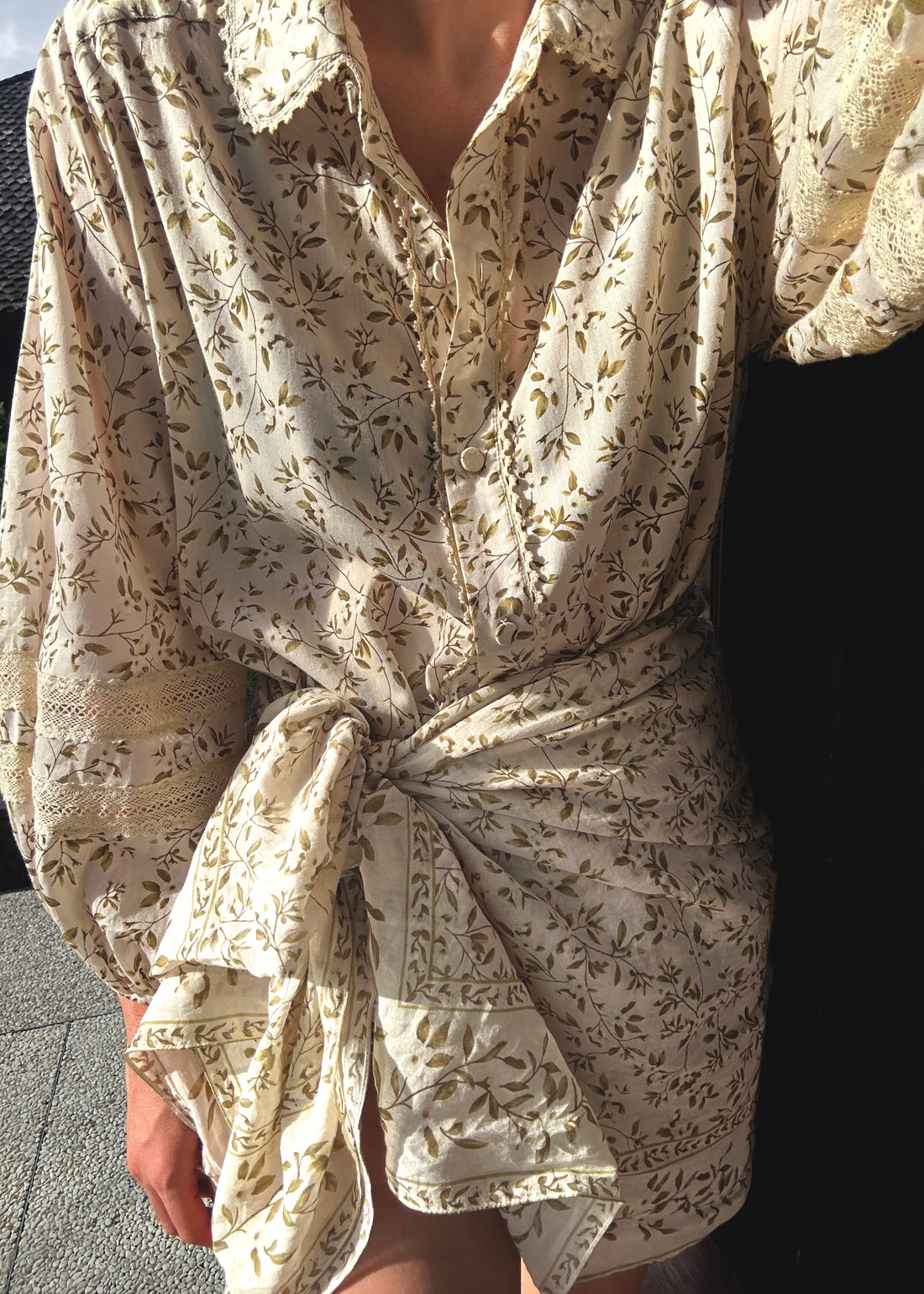 Sicilian Bloom Cotton Pareo