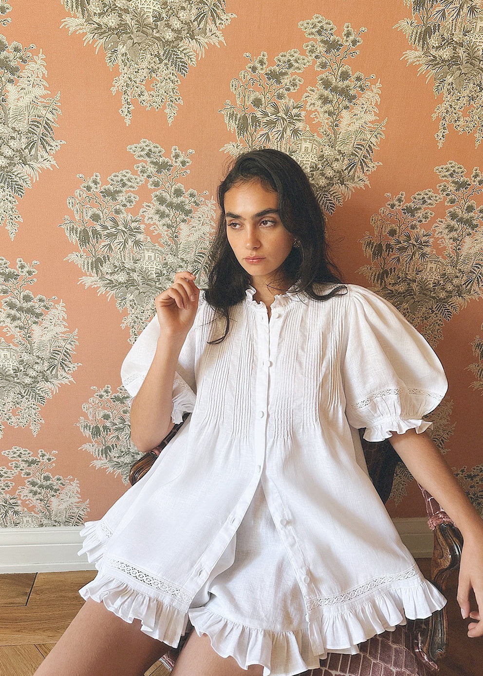 MORTON MAC Sanna Pintuck Blouse – Morton Mac