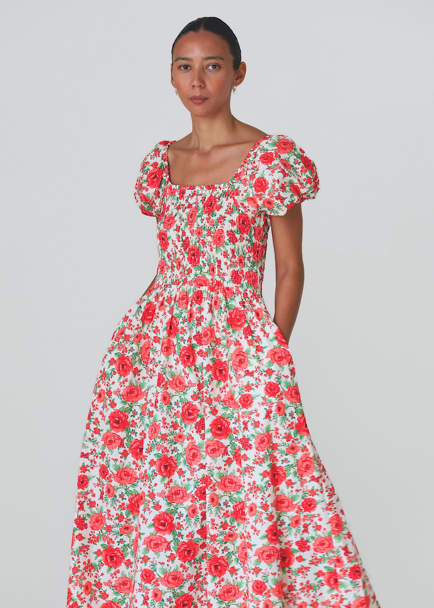 Sample - Iris Shirred Dress