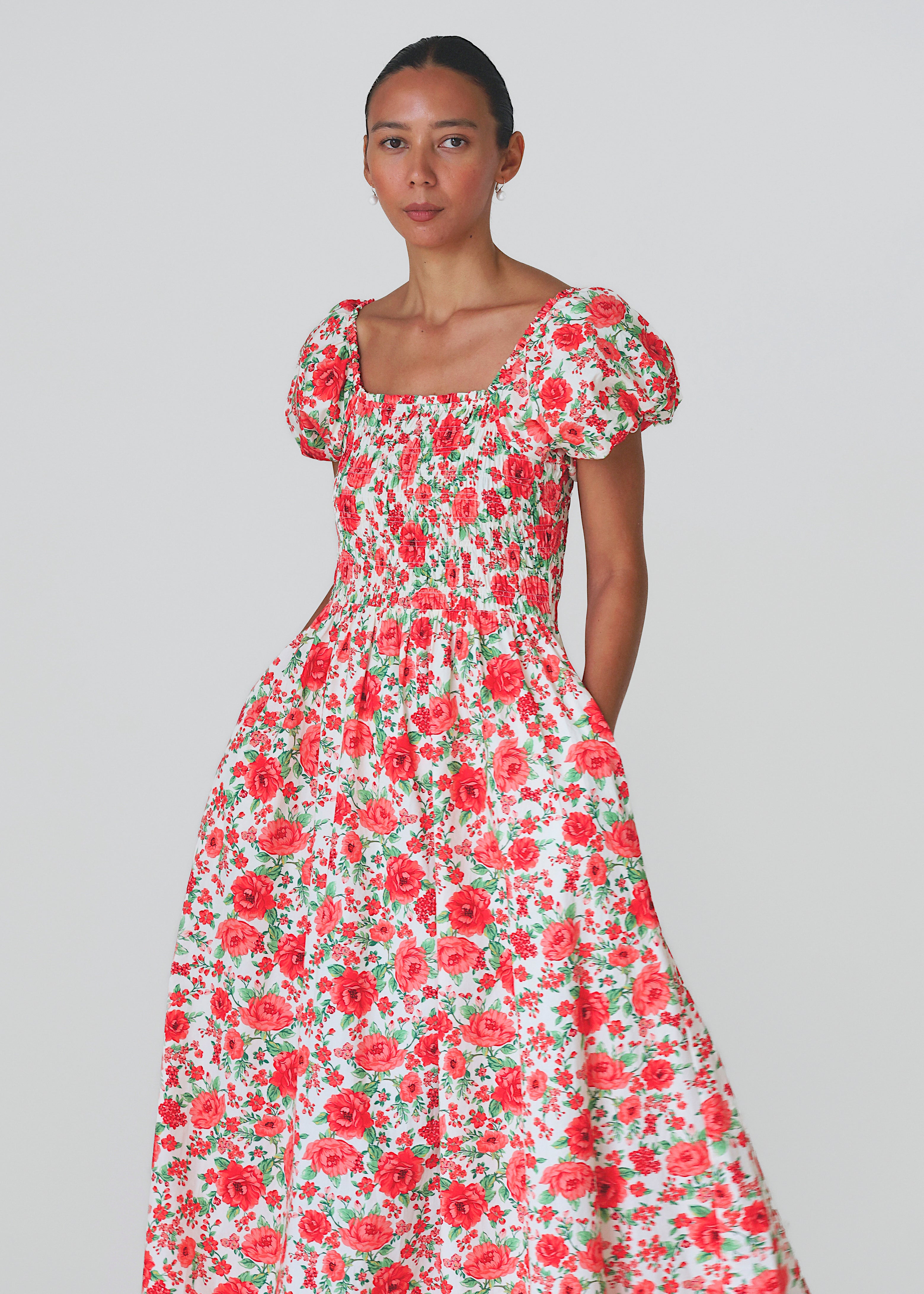 Sample - Iris Shirred Dress