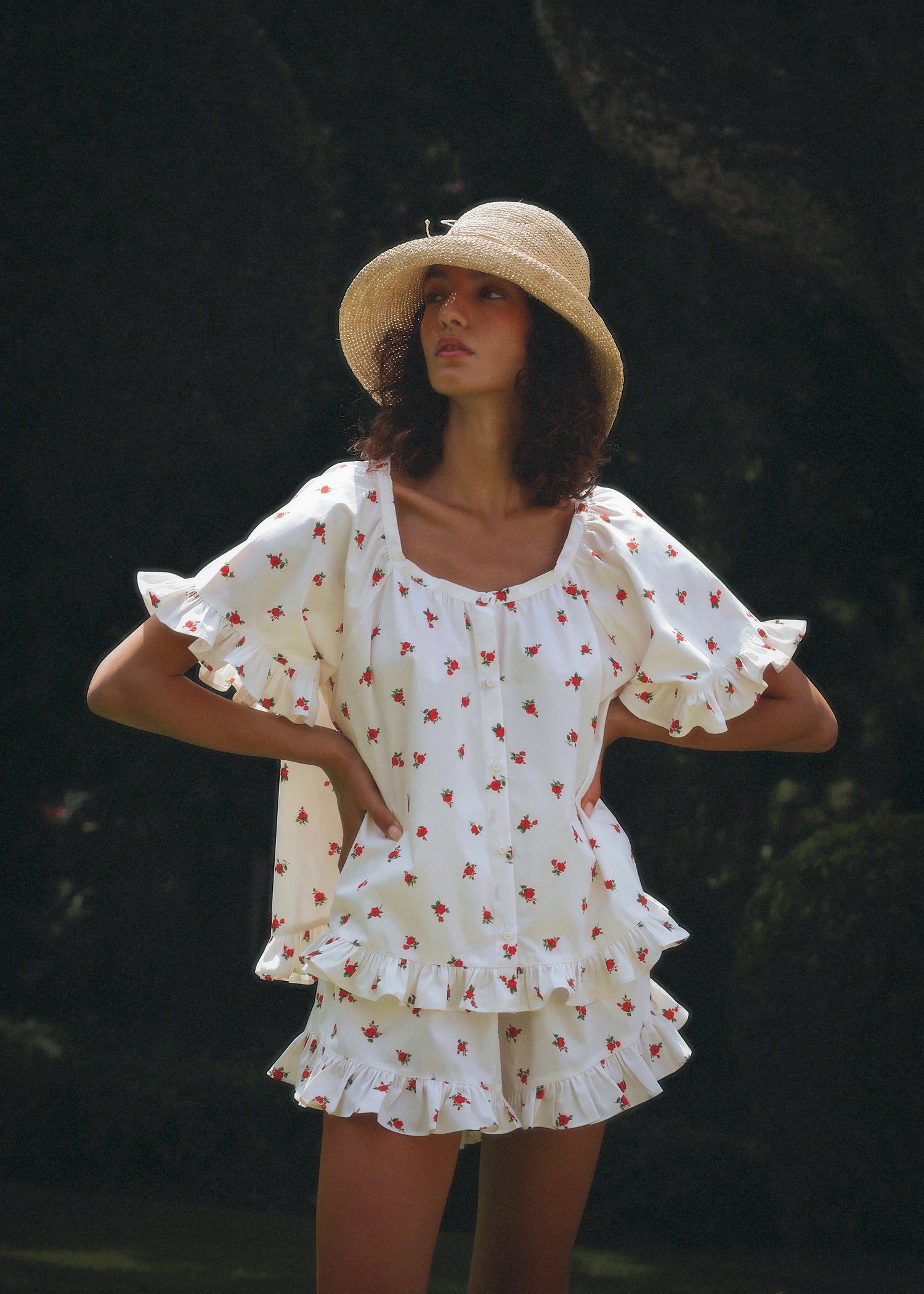 Annika Frill Blouse