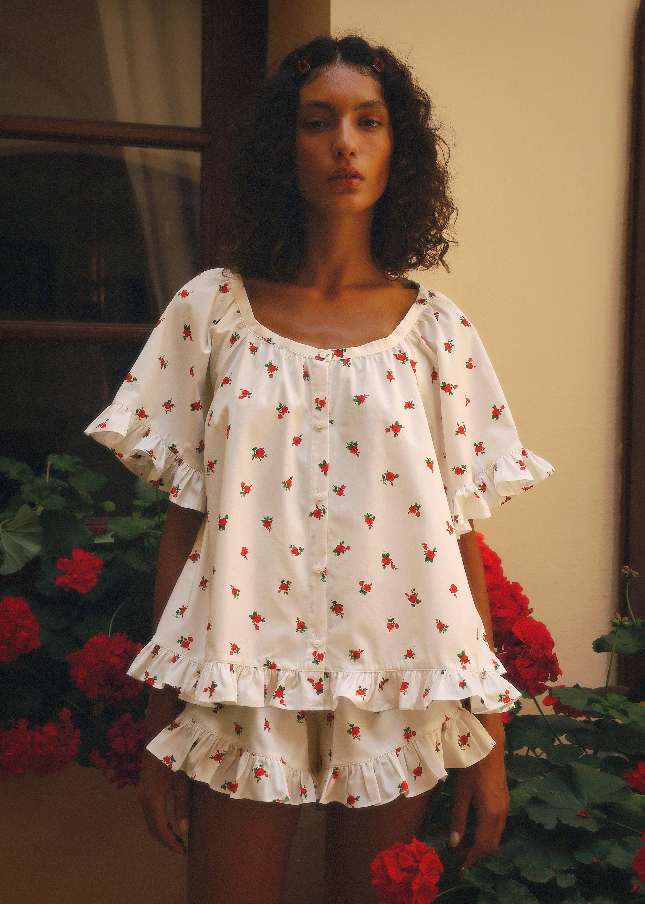 Annika Frill Blouse