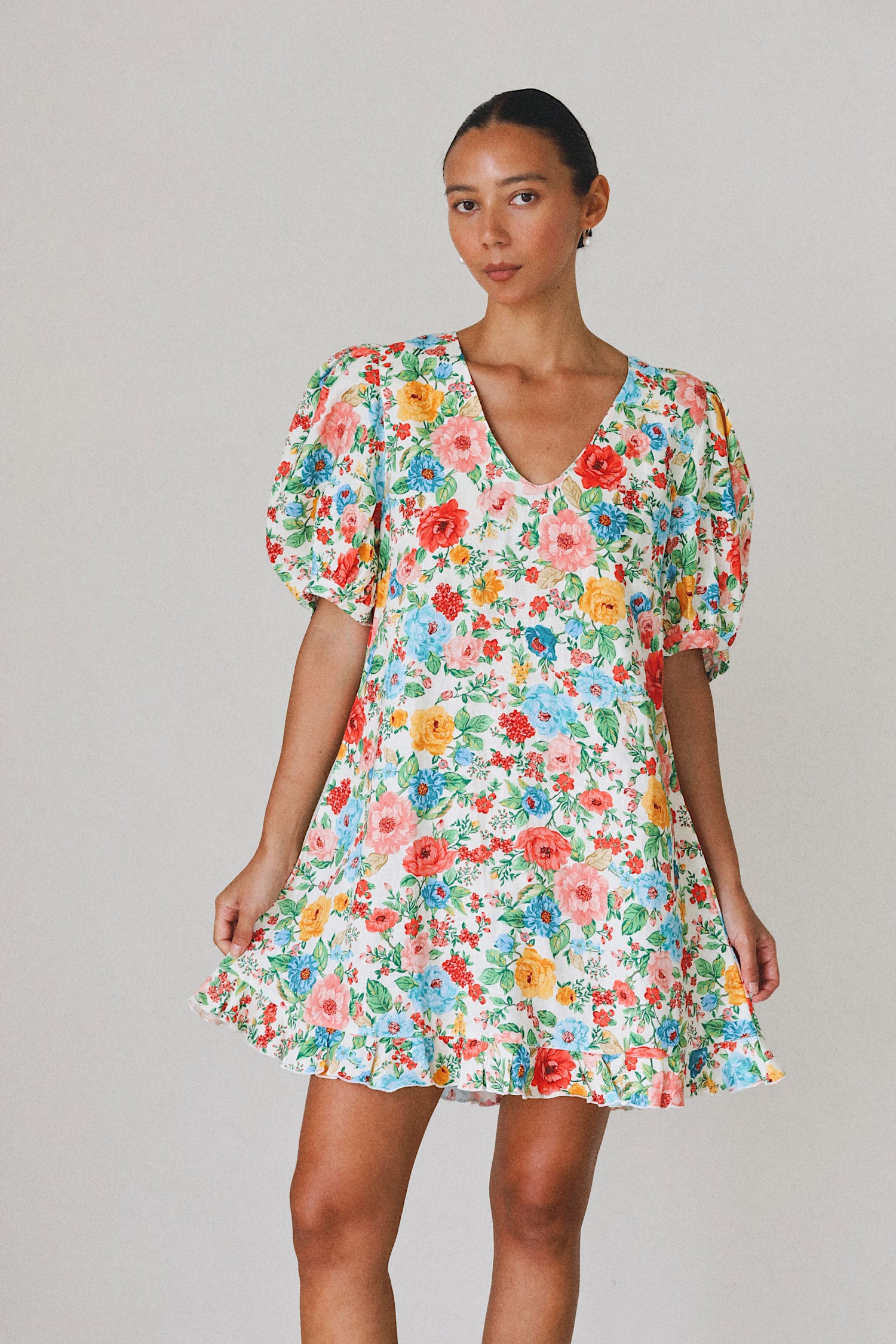 Sample - Mini Linen Dress