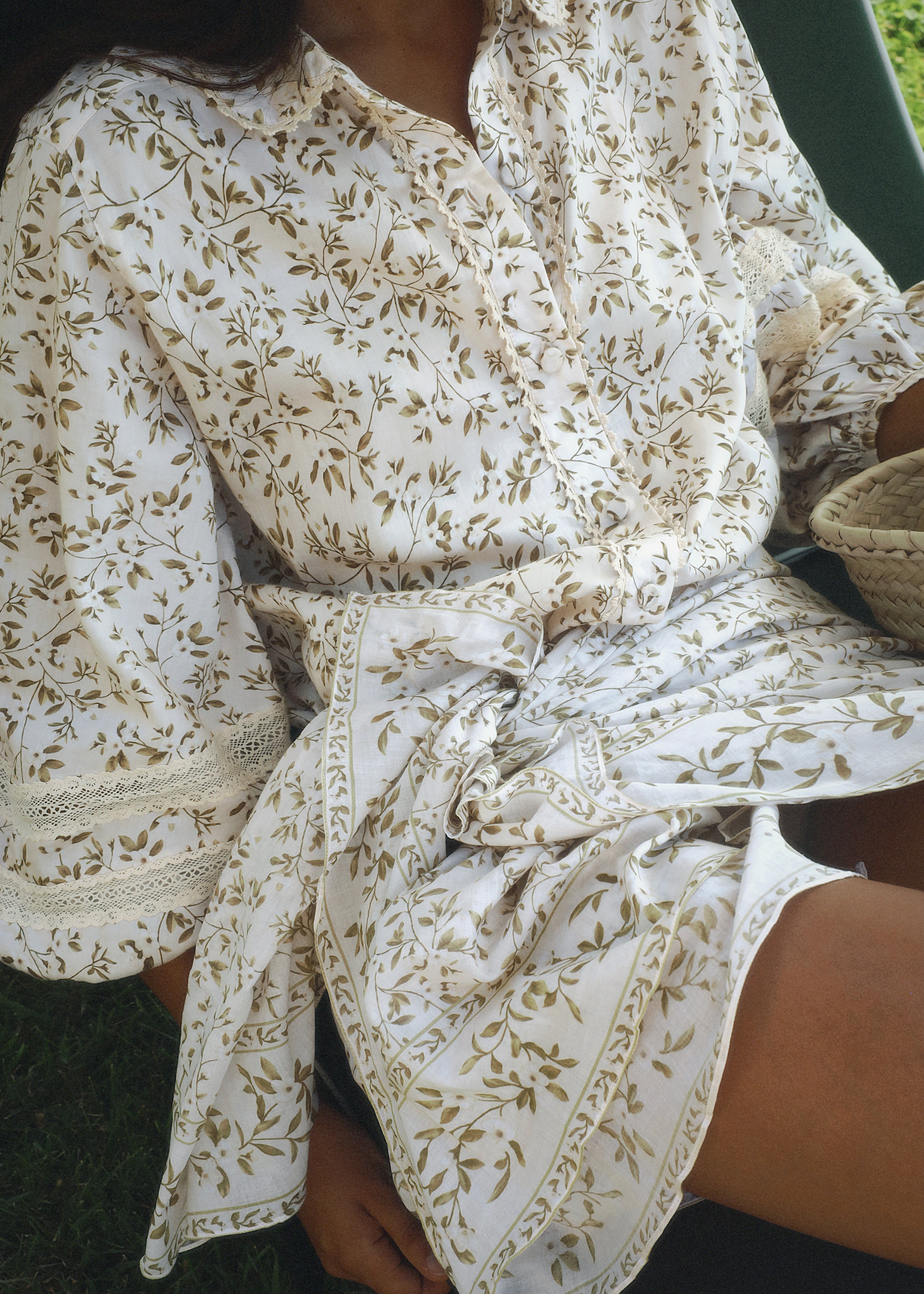 Sicilian Bloom Cotton Pareo