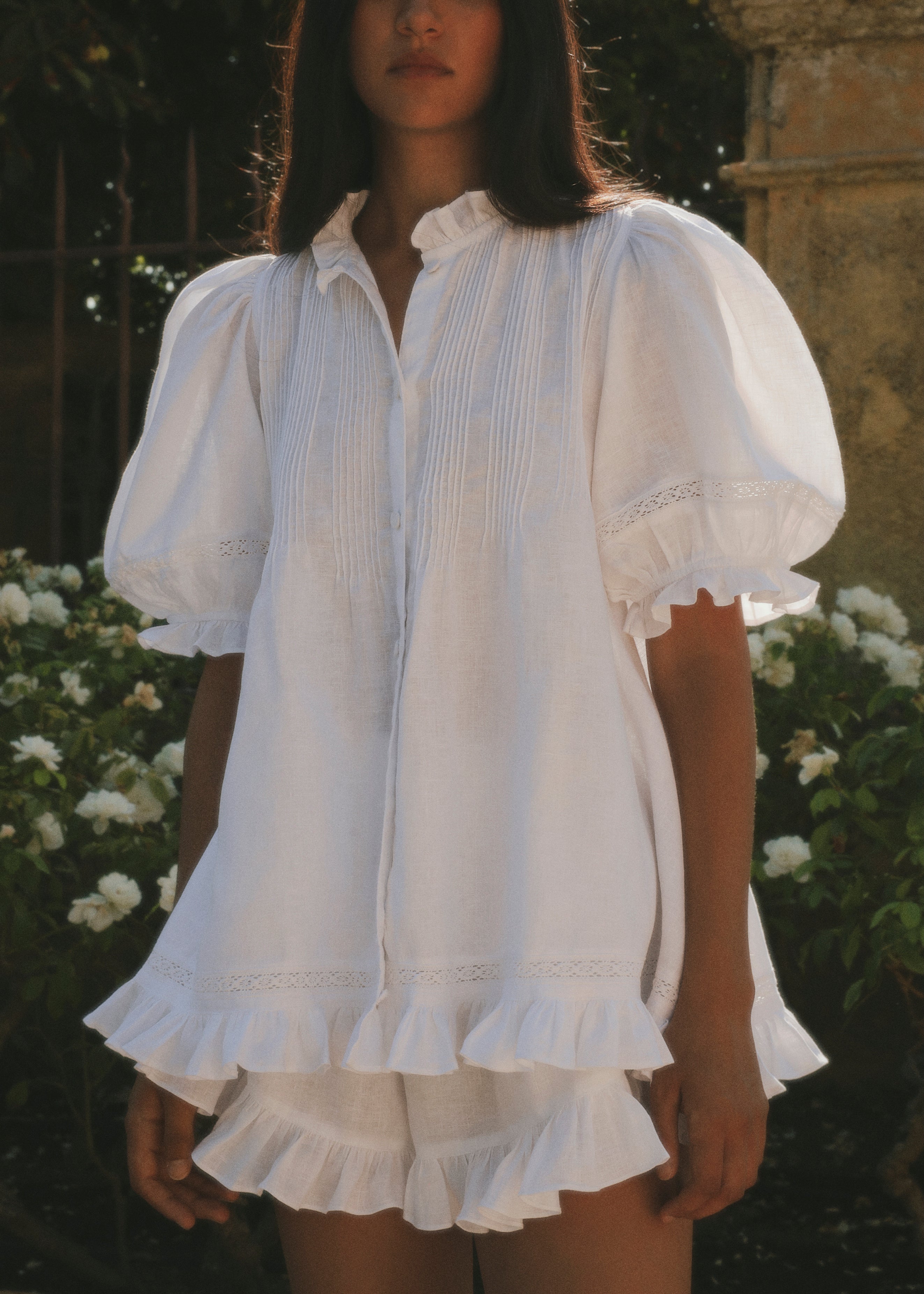 Sanna Pintuck Blouse