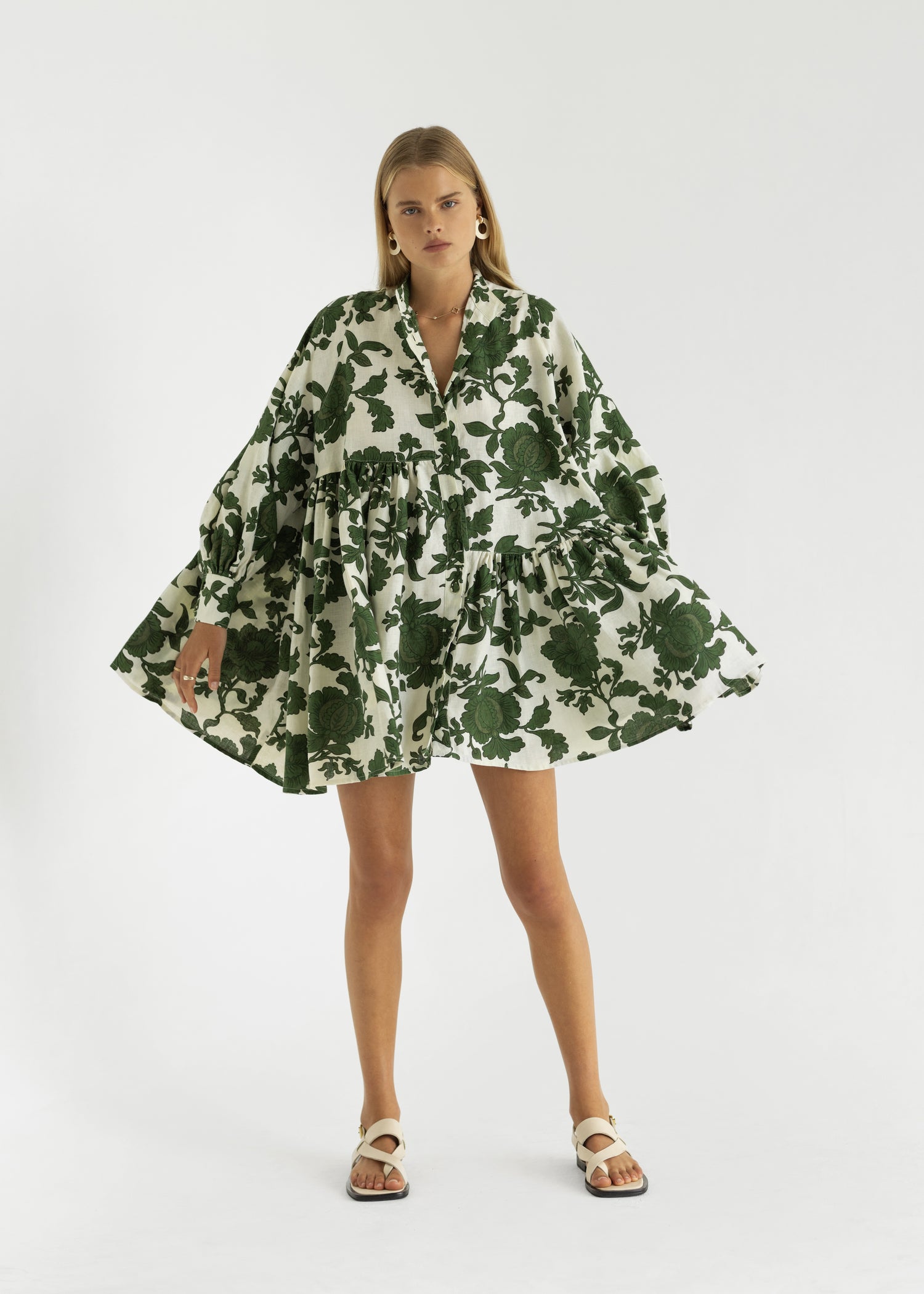 Sample - Lena Oversized Shirt Dress