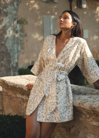 Vira Linen Robe