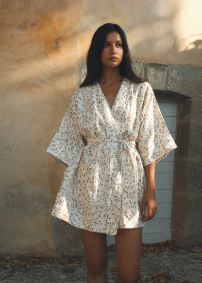 Vira Linen Robe